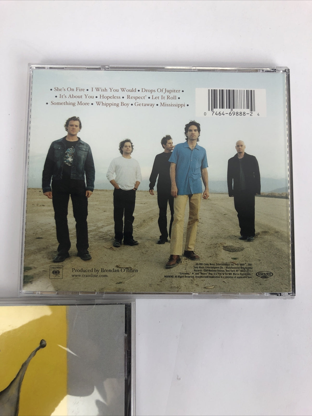 Lot 2 x Digital Audio CD's CD " Train " Self Titled, 98' Drops of Jupiter 01' #1