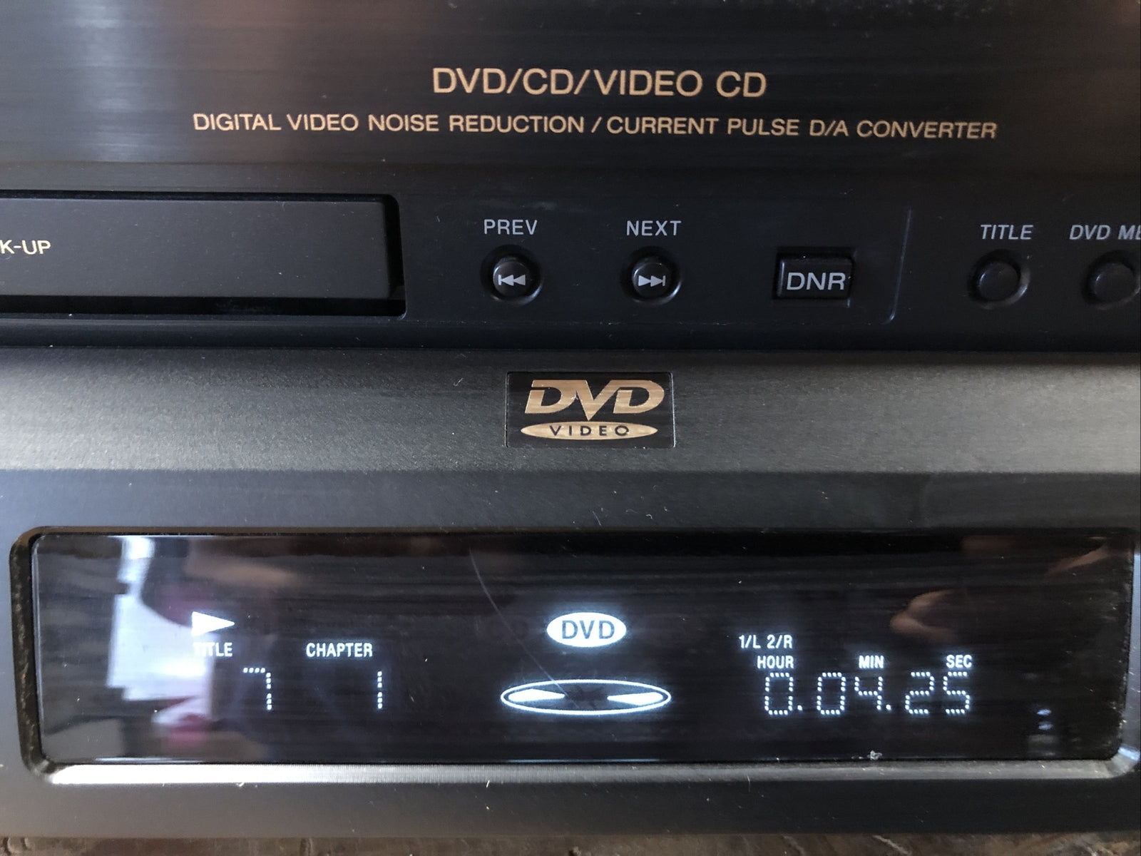 Sony DVP-S7000 DVD CD VIDEO Noise  Reduction Current Pulse Converter Tested VGC