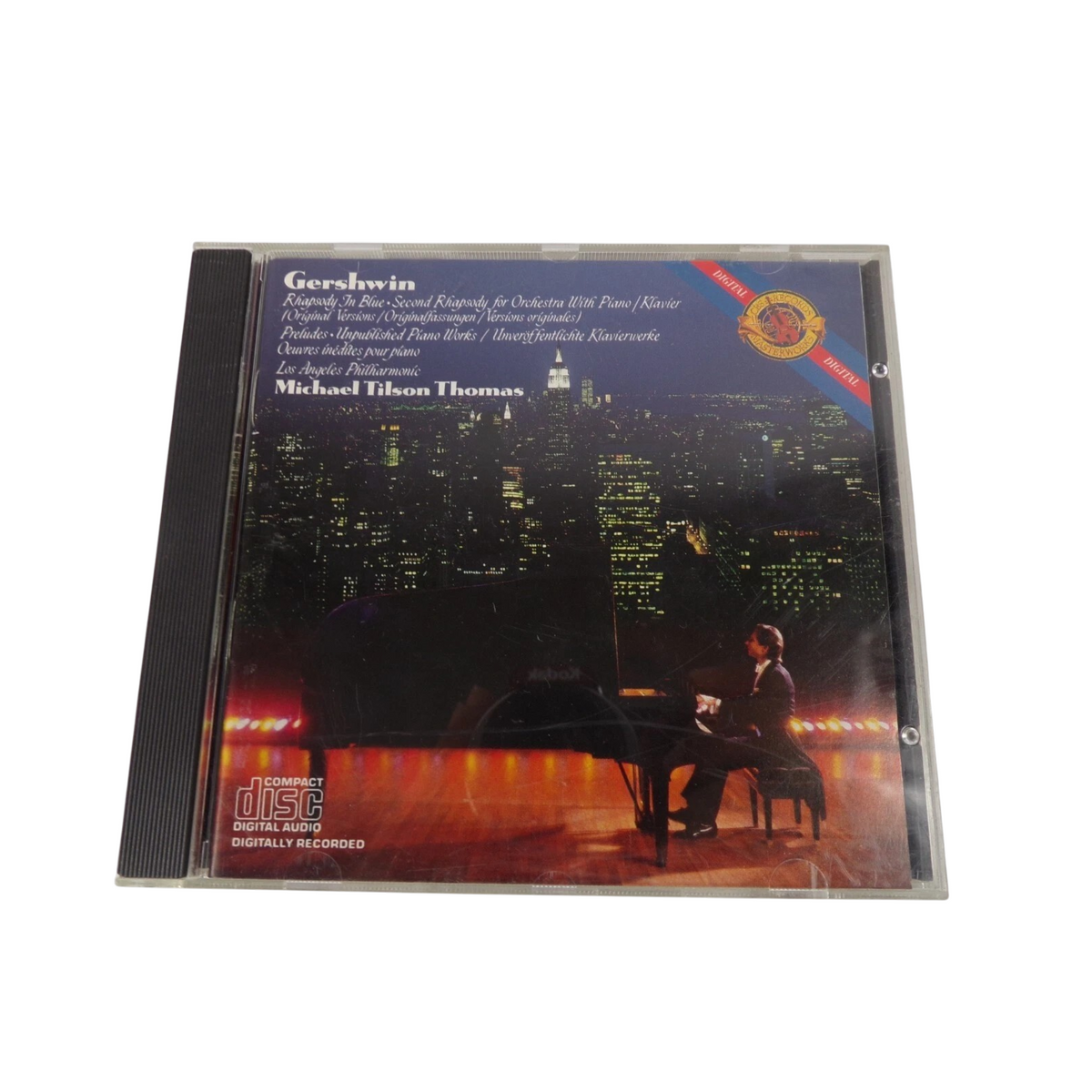 Gershwin Michael Tilson Thomas Rhapsody In Blue Preludes For Piano Short CD#41