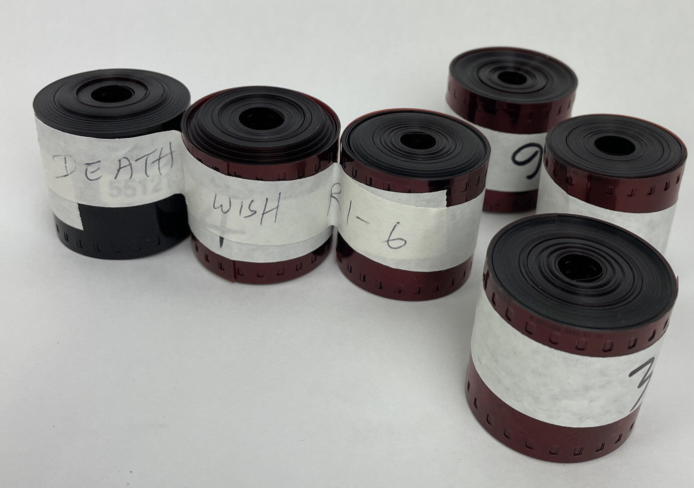 Hollywood Studios Transparency Film 35mm Color Test Rolls " Death Wish " 2017