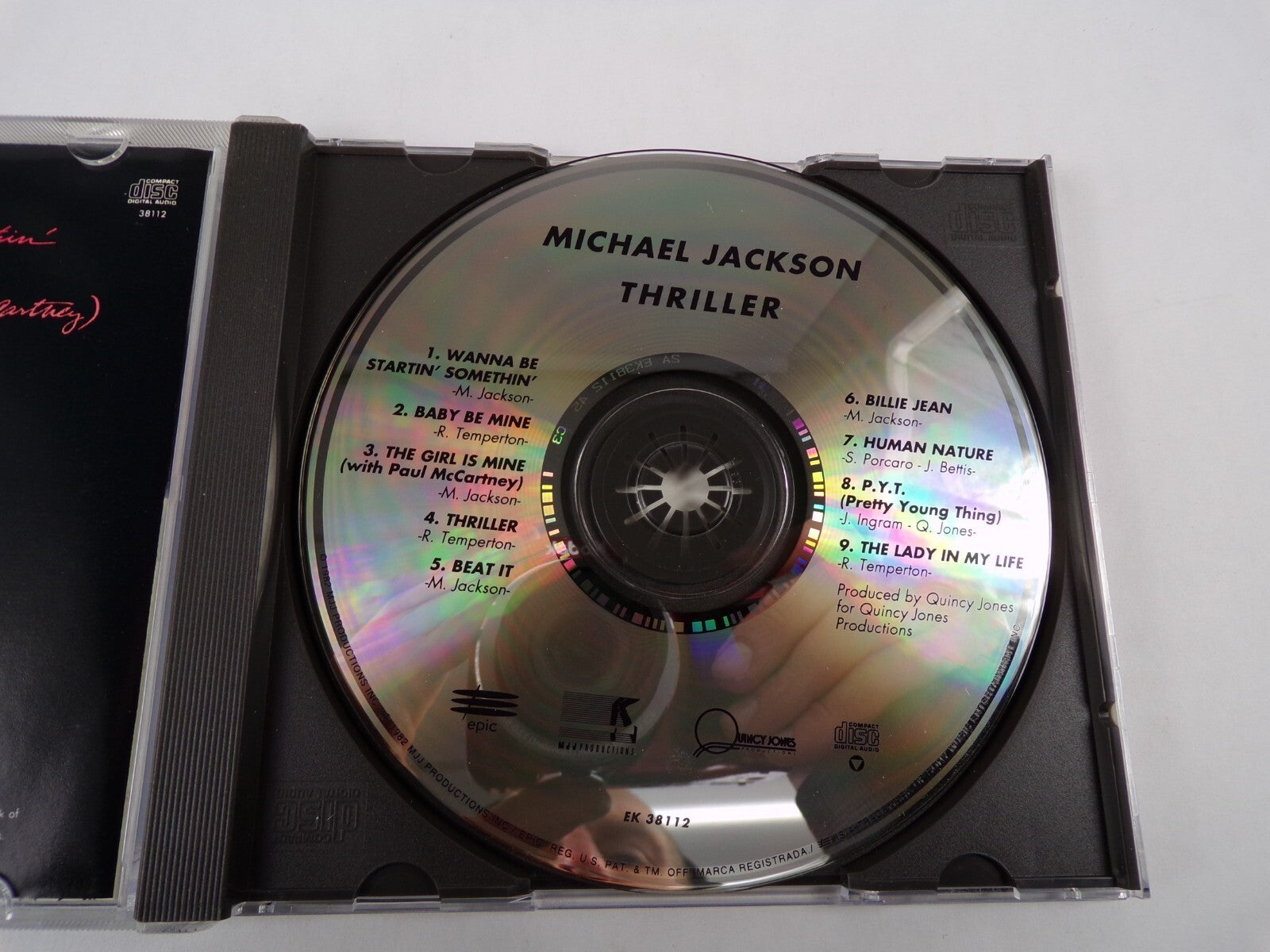 Michael Jackson Thriller Baby Be Mine Billie Jean Human Nature CD#58