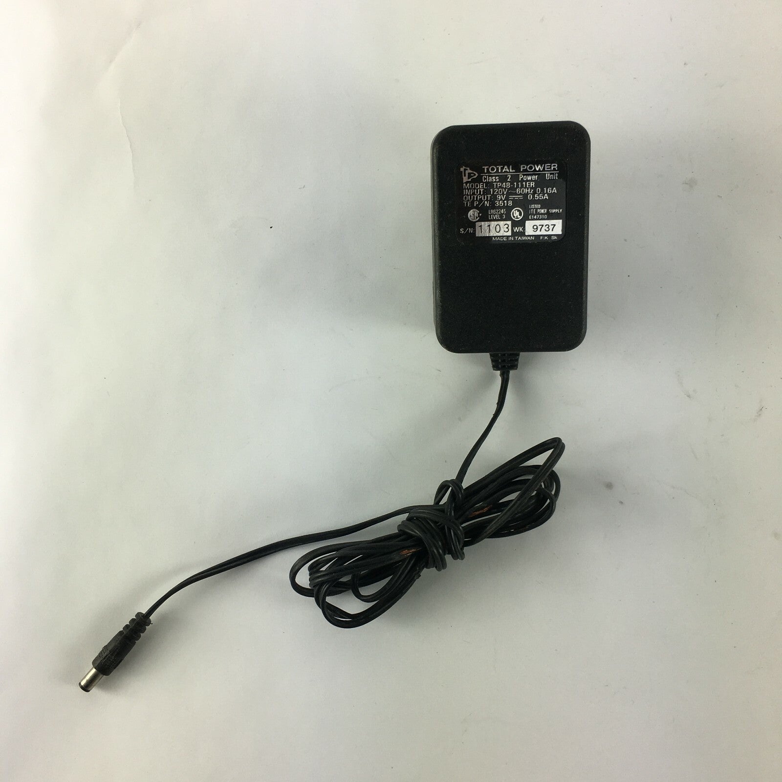 Genuine Total Power TP48111ER Output 9 V 550 mA Power Supply Adapter A41