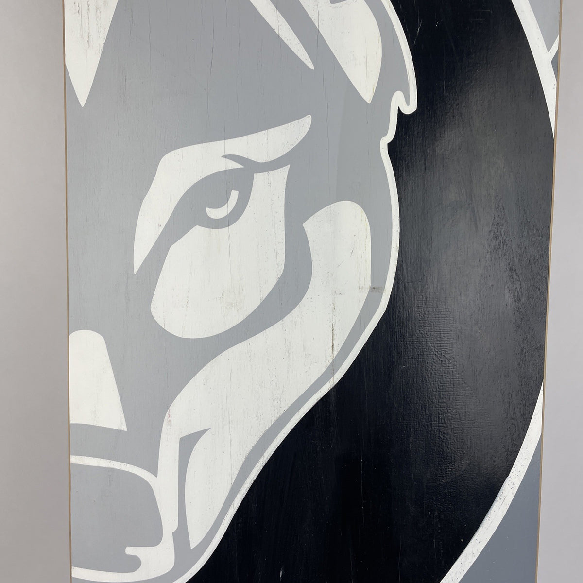 Vintage Premium Skateboards Circa 2000 " Lone Wolf " Skateboard Deck 7.7" x 31.3