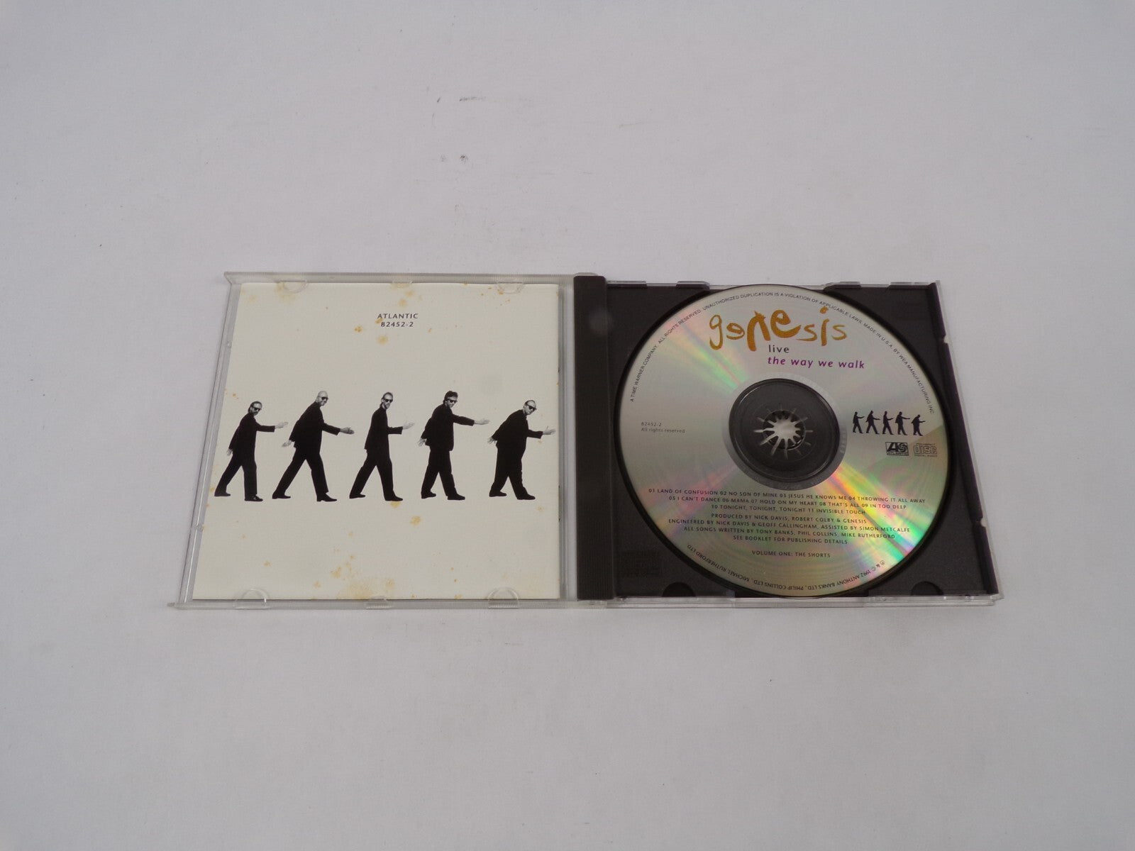 Genesis Live The Way We Walk Volume One The Shorts Land Of Confusion No CD#67