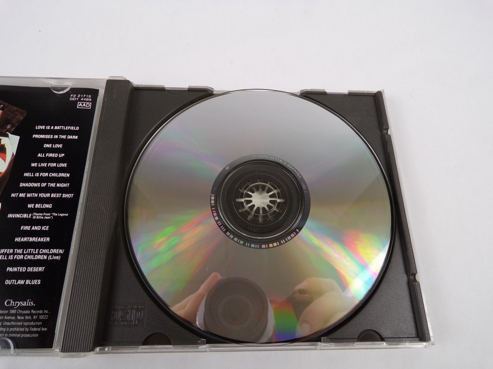 Pat Benatar Best Shots Love Is A Battlefifeld One Love Fire And Ice CD#60