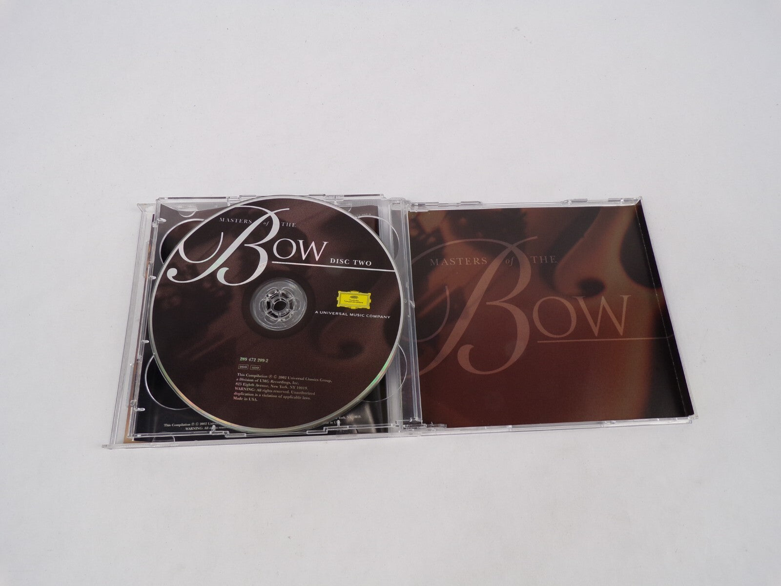Masters of The Bow Salvatore Accardo Joshua Bell Arthur Grumiaux GilShaham CD#63