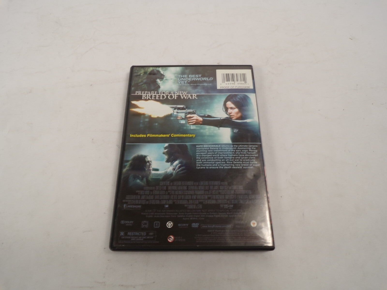 Kate Beckinsale Under World Awakening Bekinsale Is Back And Fiercer DVD Movies