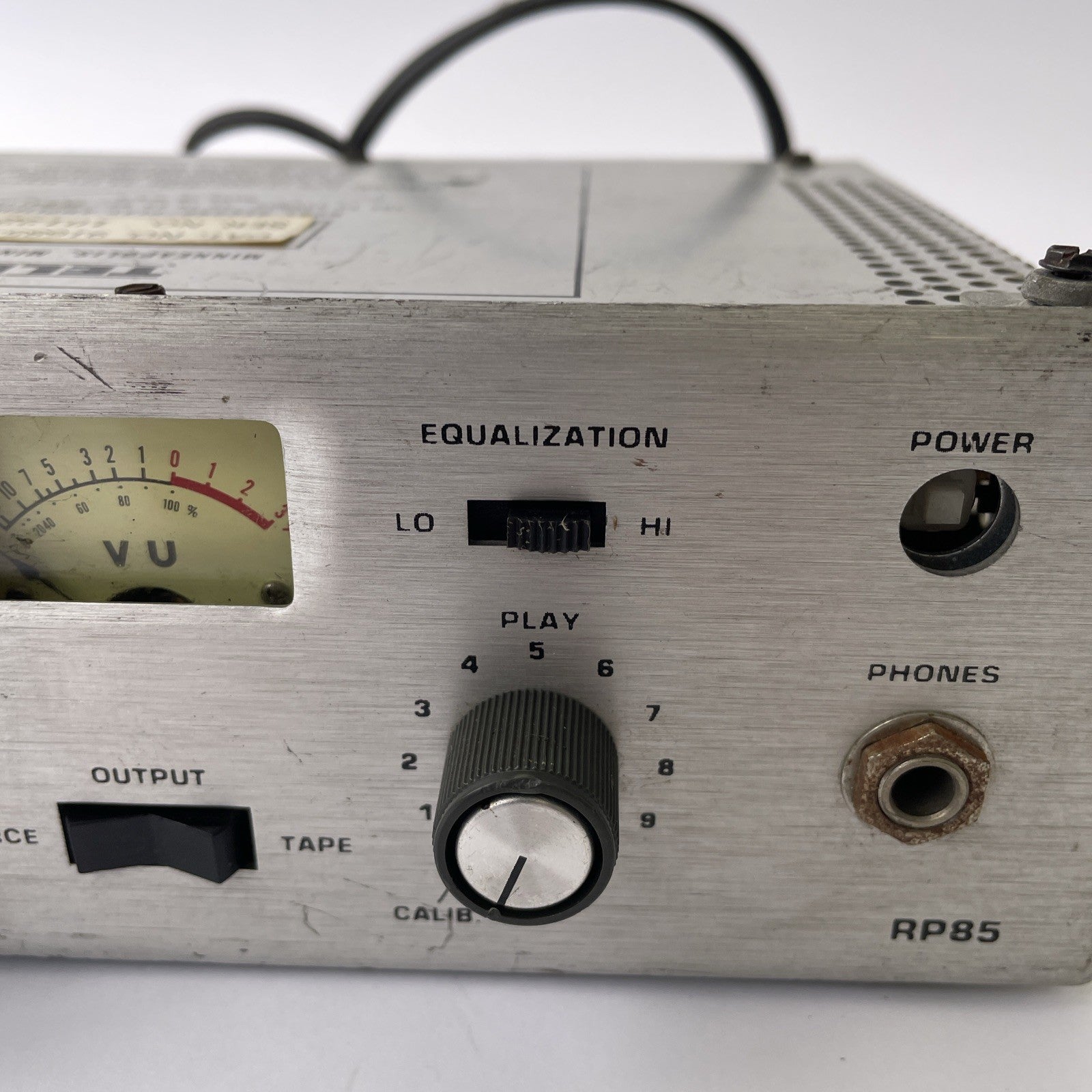 TELEX RP-85 Record / Play Amplifier  105/130 VAC 50 - 60 Hz Made in the U.S.A.
