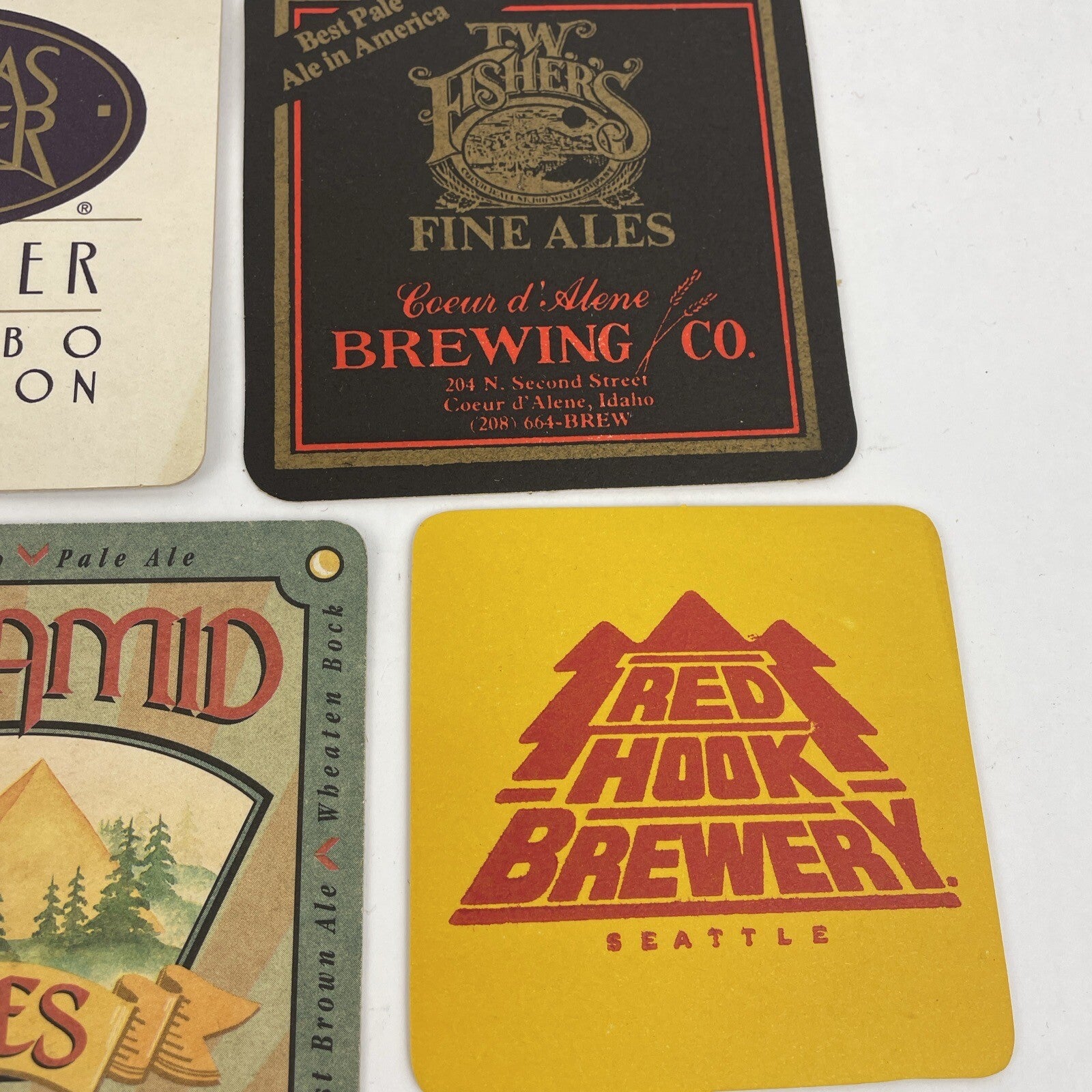 Retro Beer coasters Lot of 20 ALL DIFFERENT Import & Domestics Home Bar Vintage