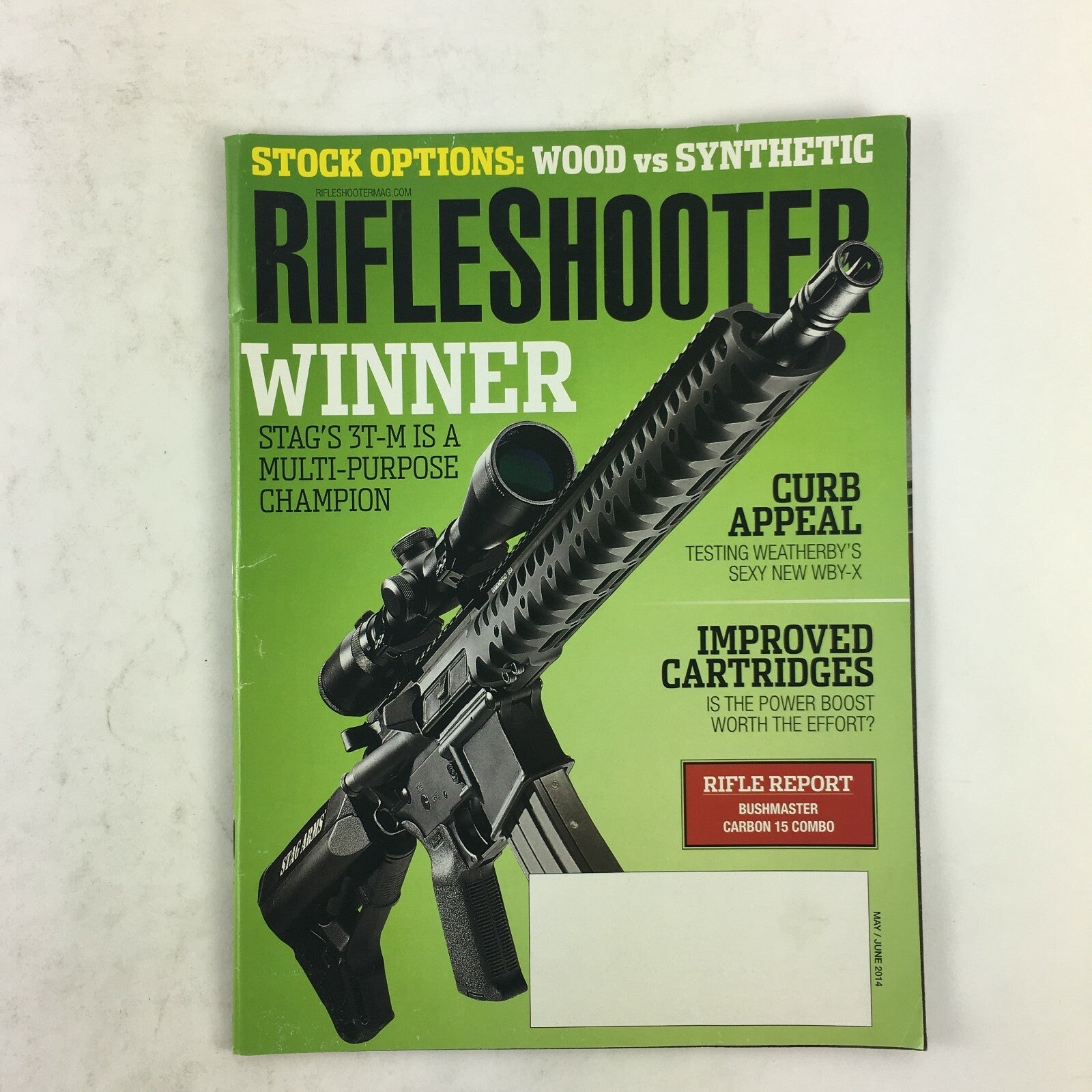 May 2014 Rifle Shooter Magazine Winner Curb Appeal New WBY-X Stag's 3T-M