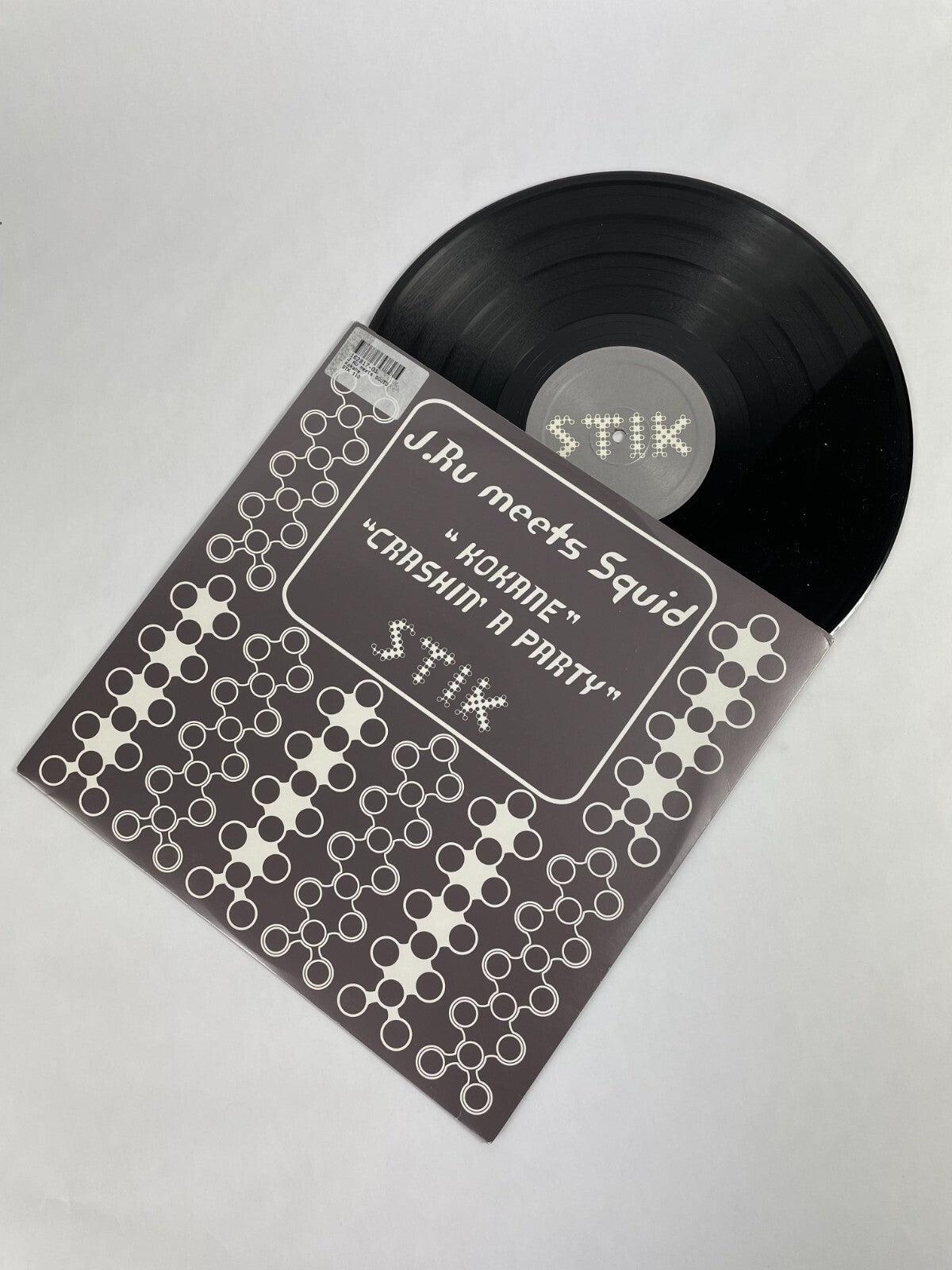 J.Ru Meets Squid "Kokane" "Crashin" A Party" Stik Vinyl Record