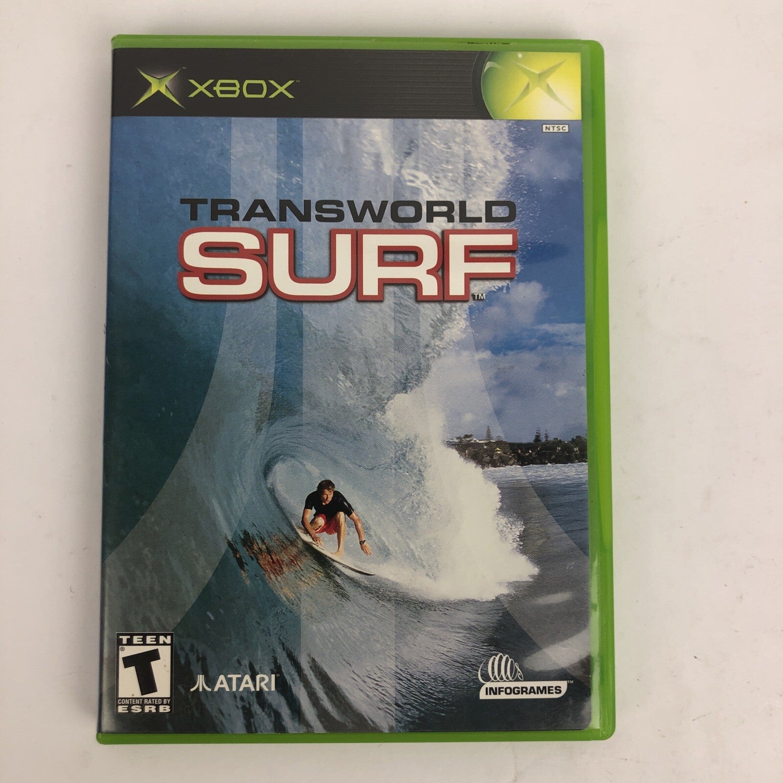 TWS Transworld Surf  ( Microsoft XBOX ATARI ) Manual Cover Art Disk INFOGAMES