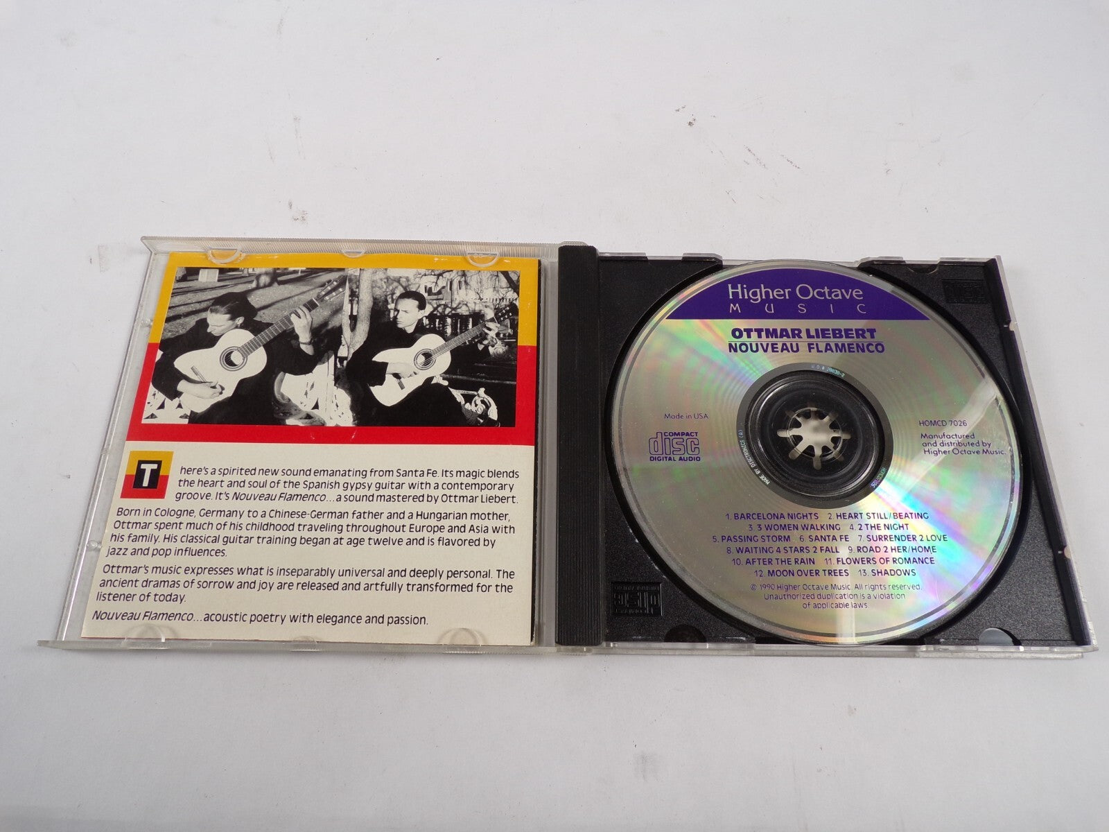 Ottmar Liebert Nouveau Flamenco Barcelona Nights The Night Santa Fe CD#51