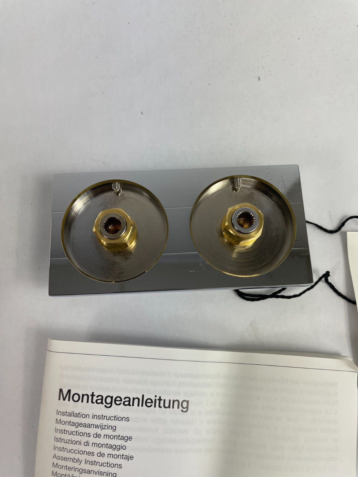 Dornbracht Symetrics 36320980-00 polished chrome wall-mounted mixer valve with volume control
