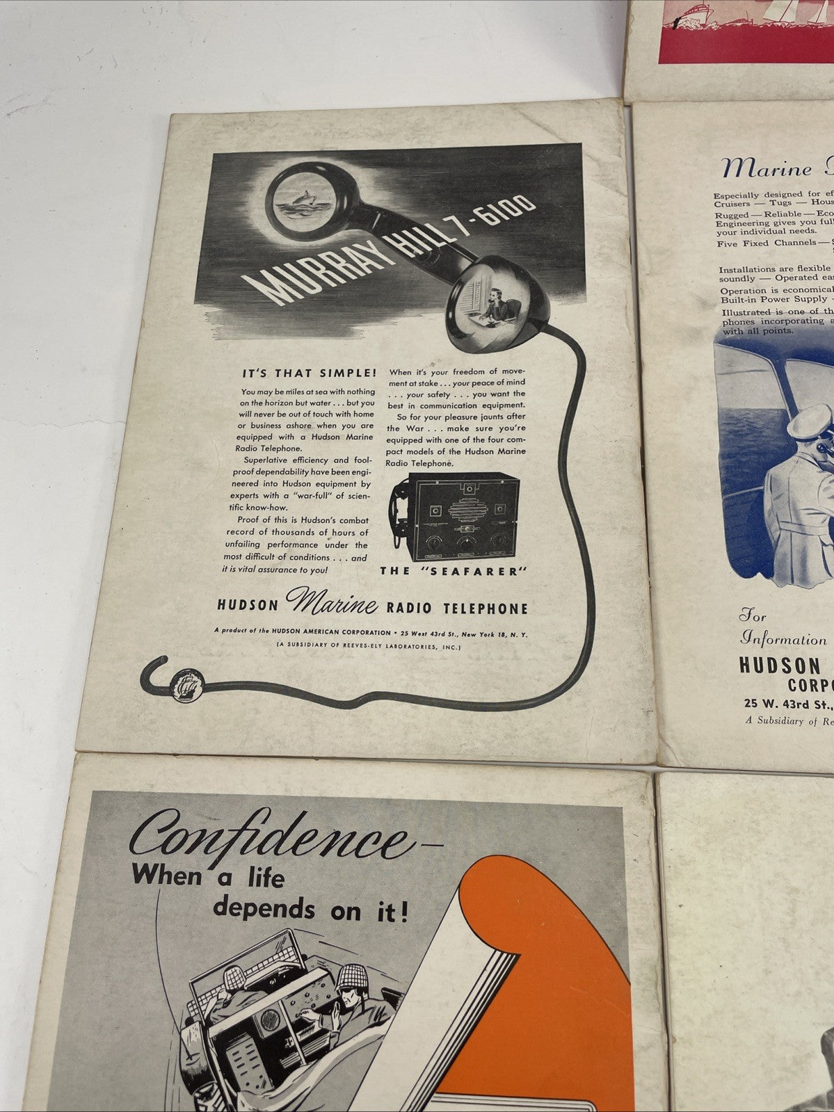 Lot of 8 x The Radio Engineers' Digest 1945 Edition Hudson American Corporation