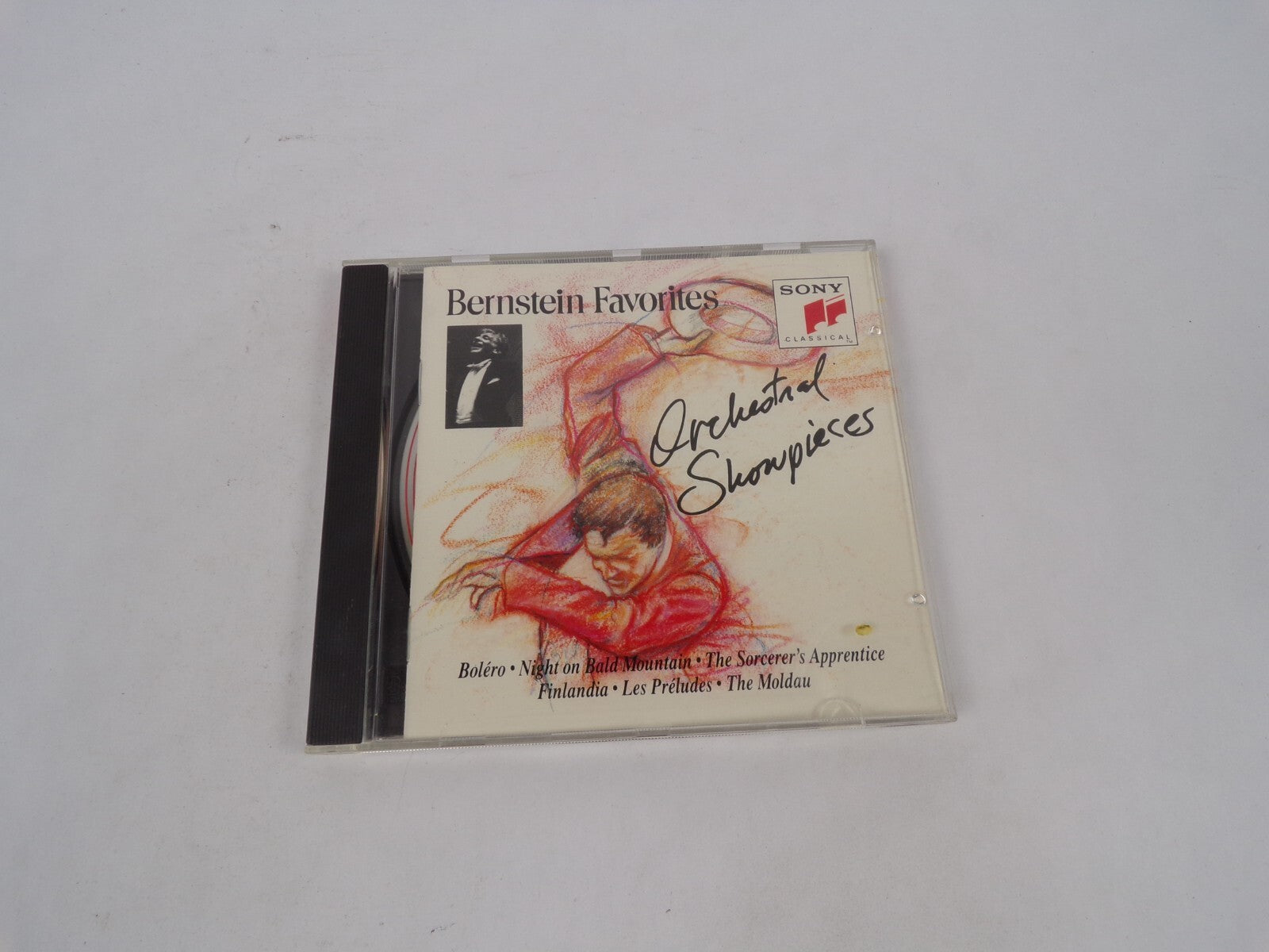 Bernstein Favorites Orchestral Showpieces Ravel: Bolero Sibelius: FinlandiaCD#69