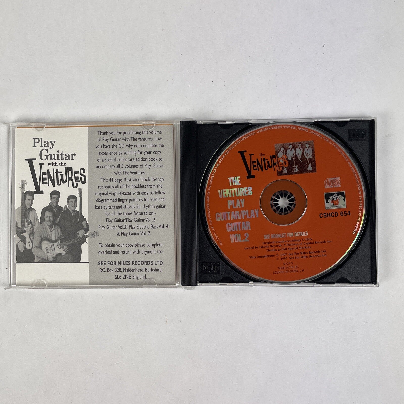 The Ventures Play Guitar/Play Guitar Vol. 2  CD   #17
