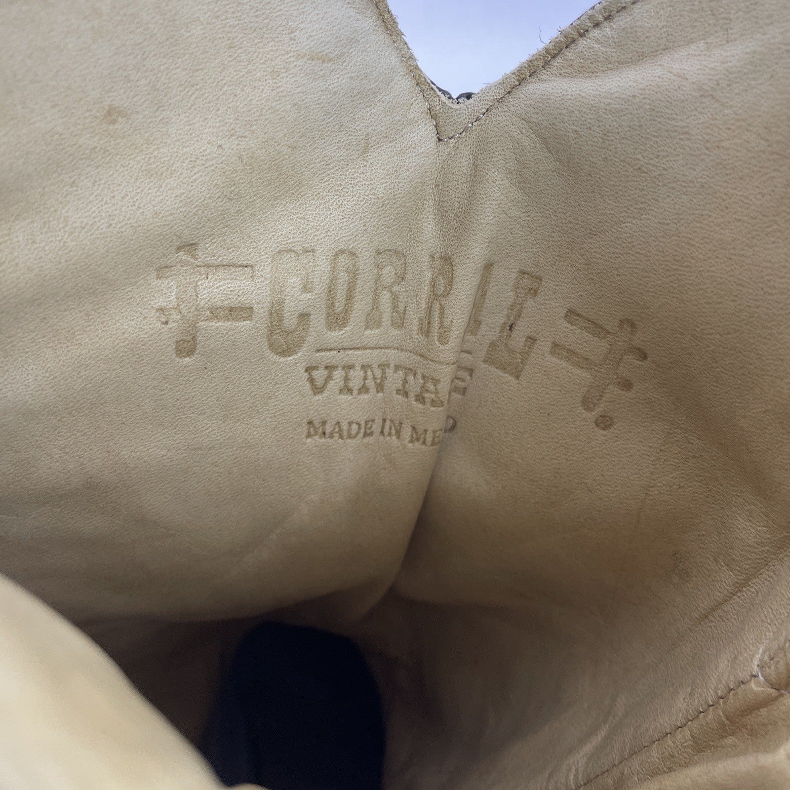 Corral men western boots brown tan square toe