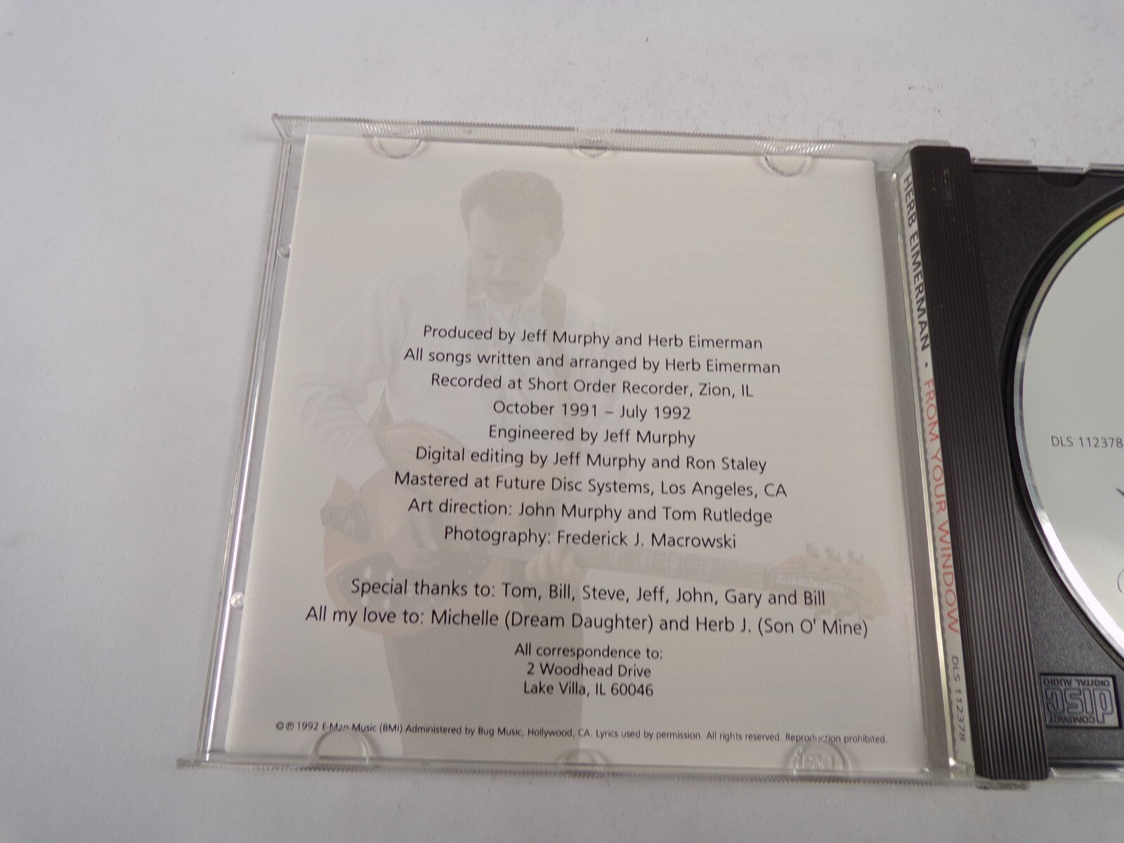 Herb Elmerman From Your Window Snapshot In Time Best We Can See My Baby  CD#30