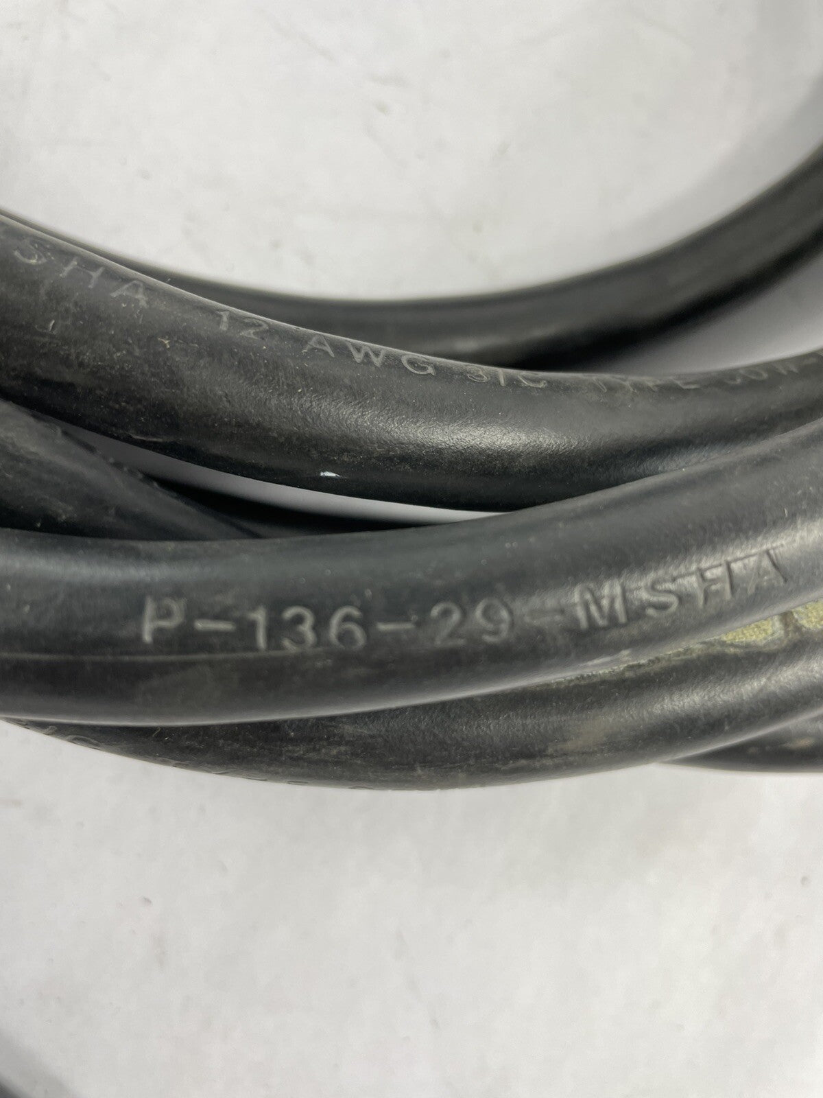 A.I.W Corp P-136-29-MSHA 12AWG 4 Cond SOOW 600V Black Portable Cord 20'