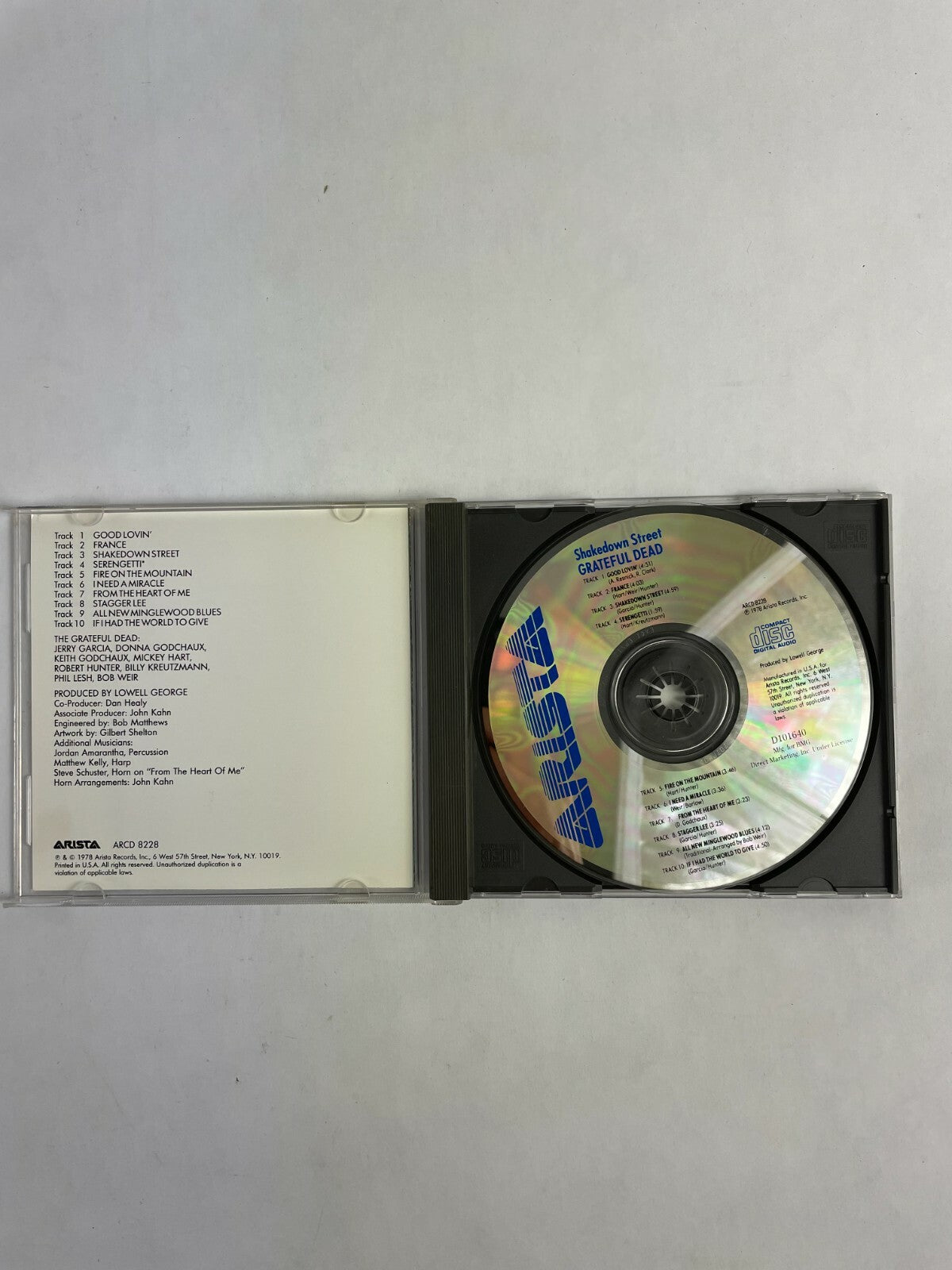  Shake down Street Compact Disc Digital Audio CD Q2