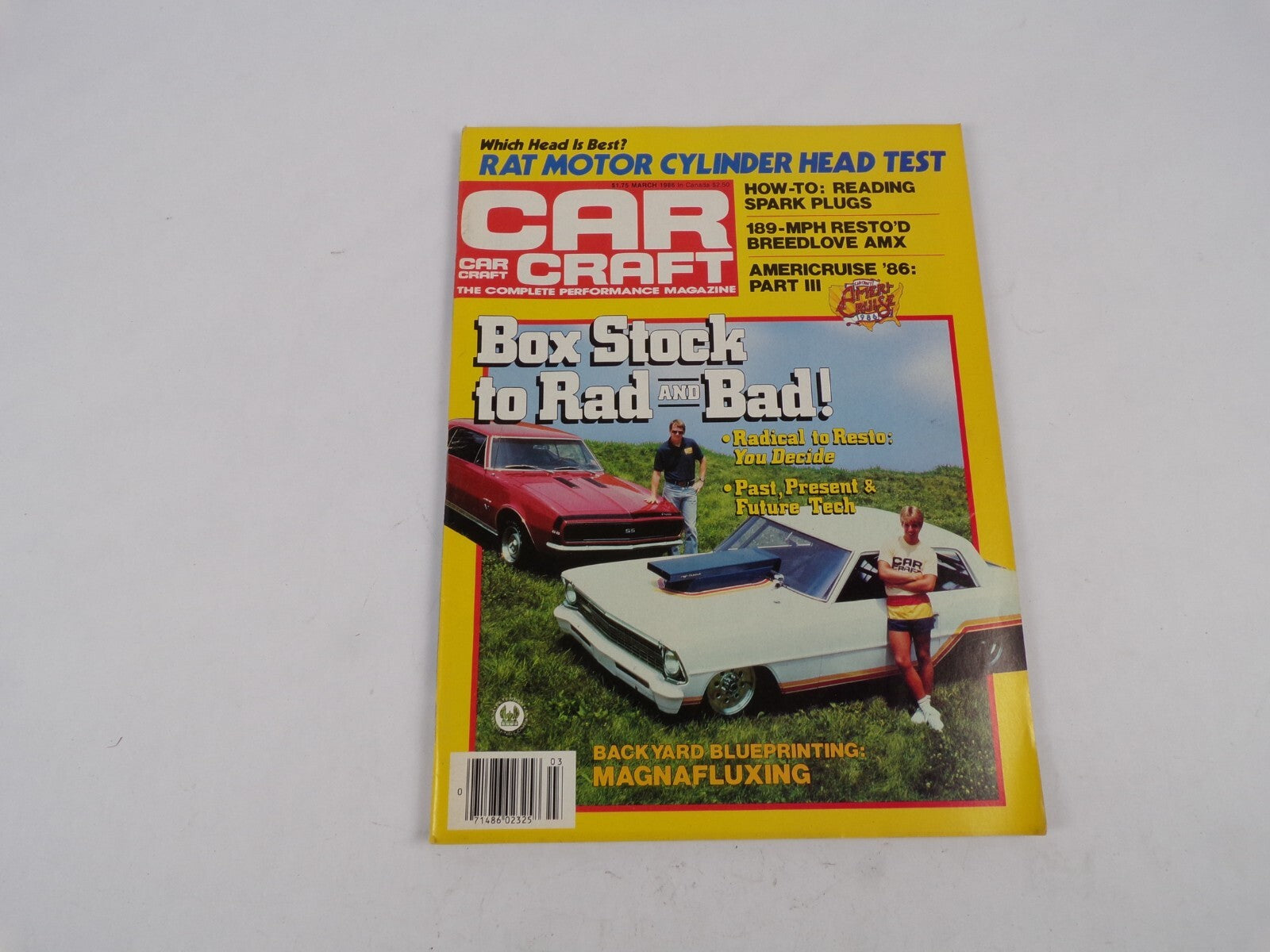 March 1986 Car Craft Box Stock To Rad And Bad! Rat Motor Cylinder Head Test Radi