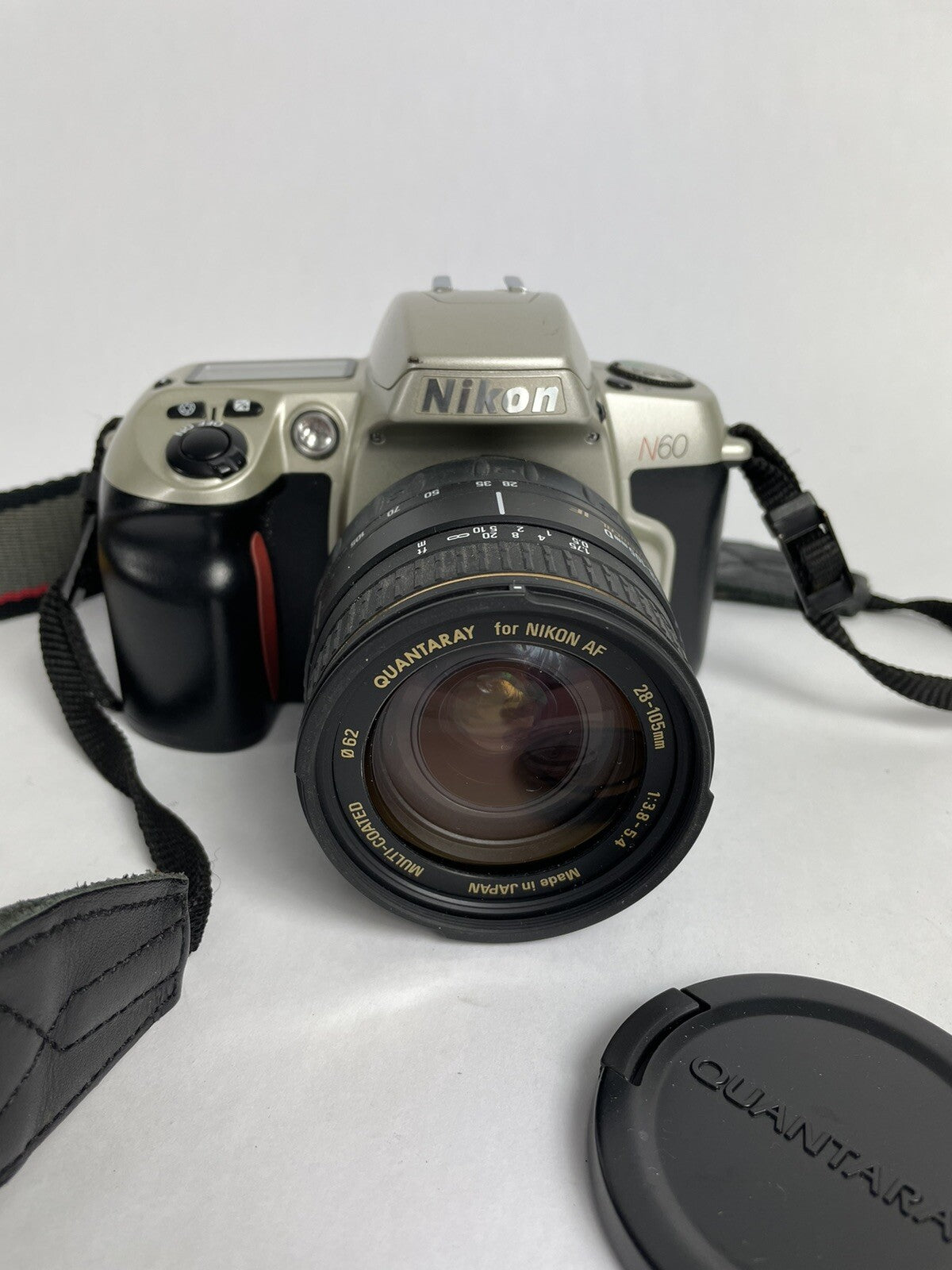 Nikon N60 35mm SLR Camera and Original Quantarary 28-10 5mm lens