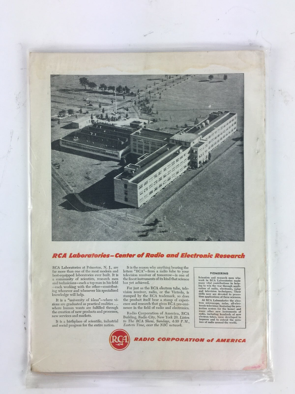 December 1945 Radio Craft HugoGernsback Magazine Radar Plotting Board US Warship