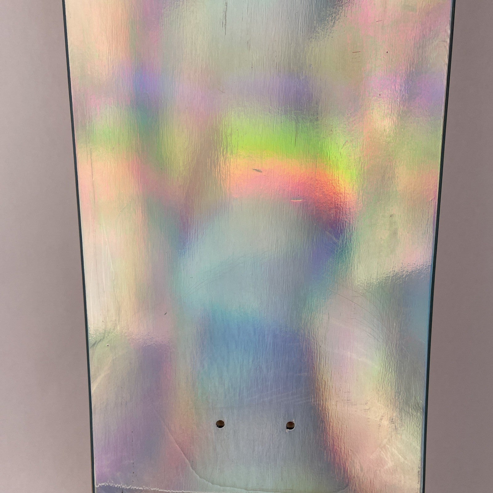 PREMIUM Skateboards 8" x 32" Skateboard Deck w Foil Prism Graphic Blemish Pink