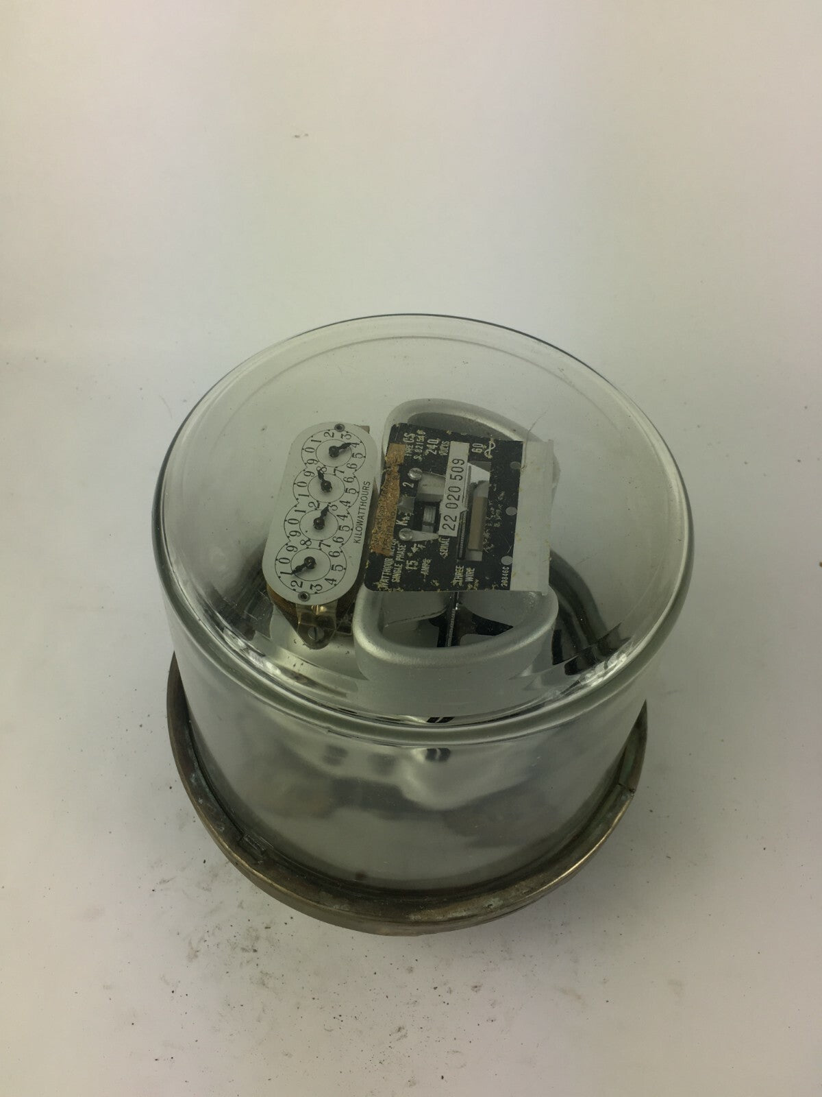 Richardson Electric Kilowatt Hours RMF Single Stator WattHour Meter Type CS 240v