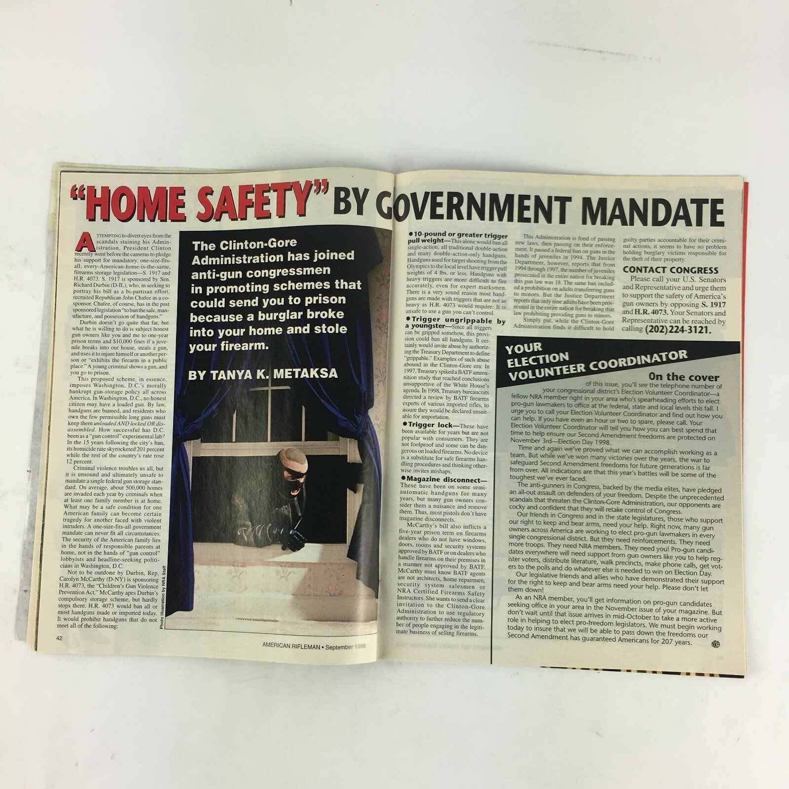 September 1998 American Rifleman Magazine Make it Count 