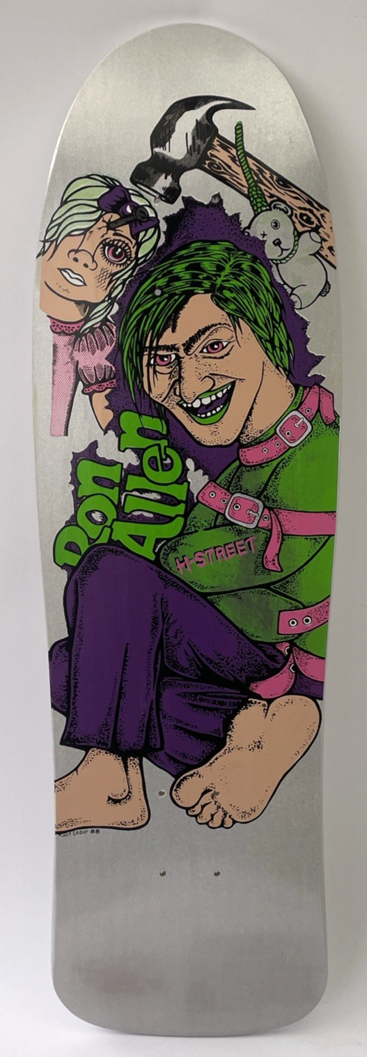 RON ALLEN Original RE-Issue Deck H-Street Skateboards USA Made Watson Laminates