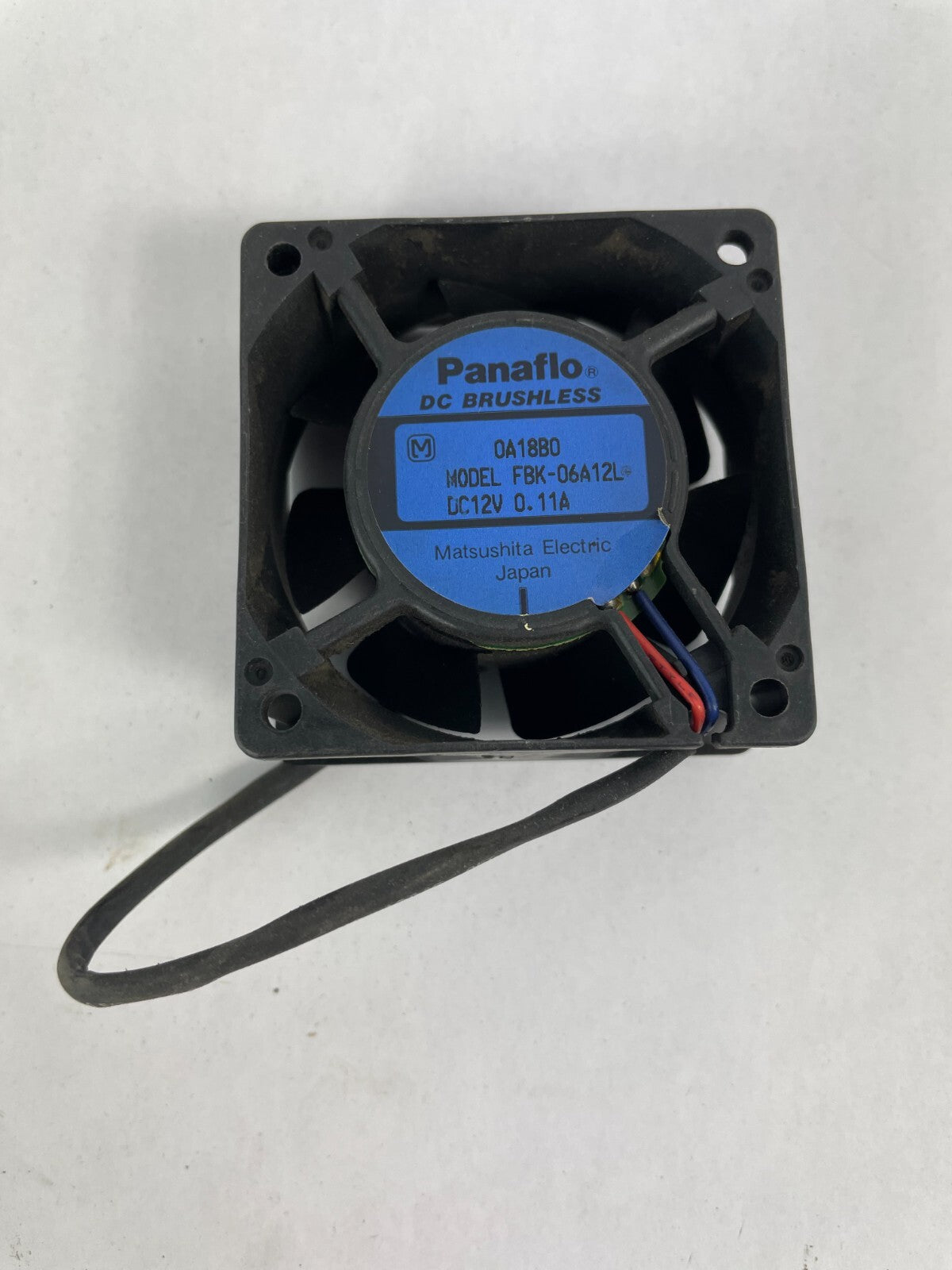 Panaflo DC Brushless FBK - 06A12L Matsushita DC12V 2 - Wire CPU Cooling Fan