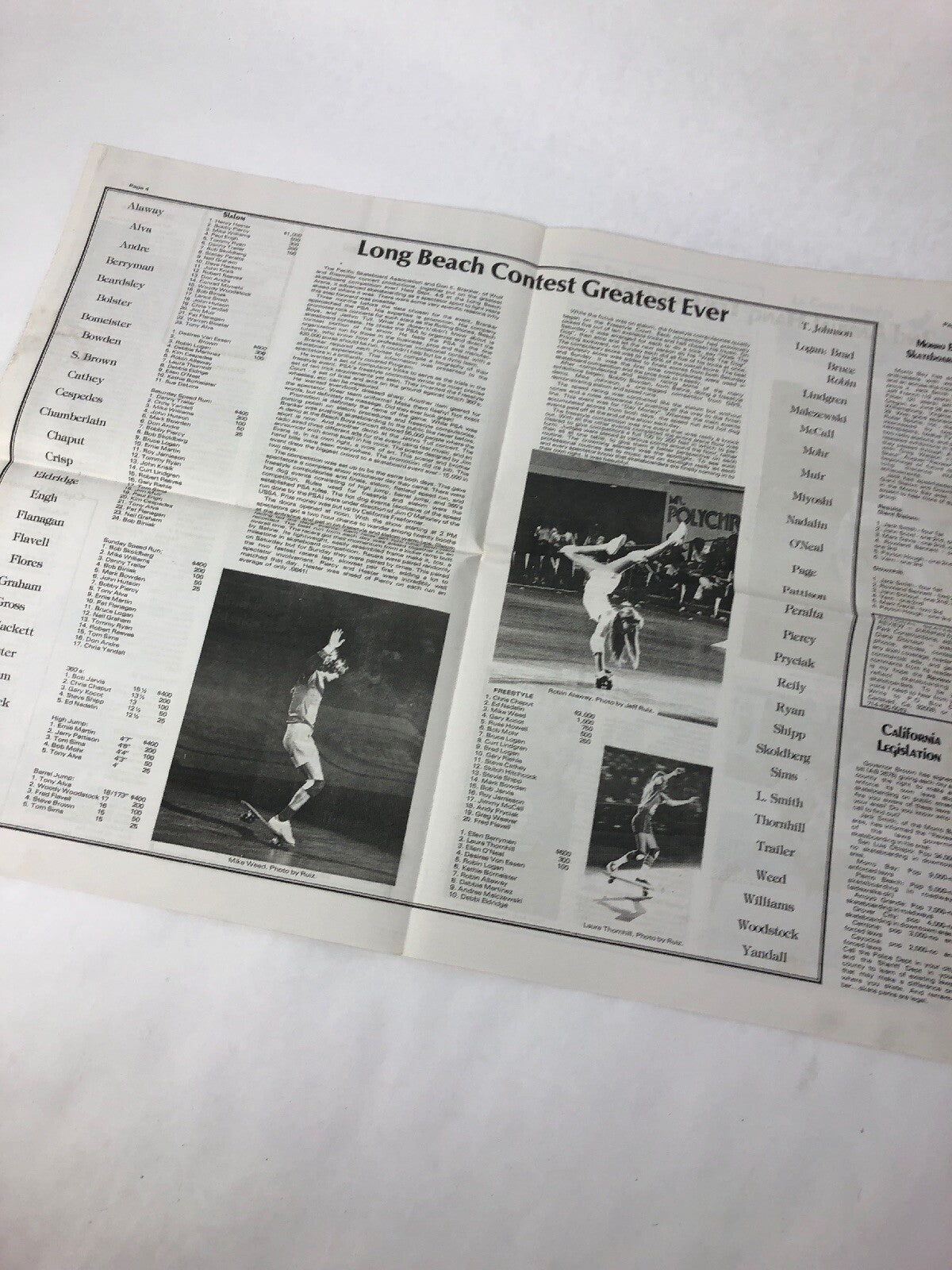 Rare 1970’s Skateboarding Media - National Skateboard Review - Tony Alva Cover