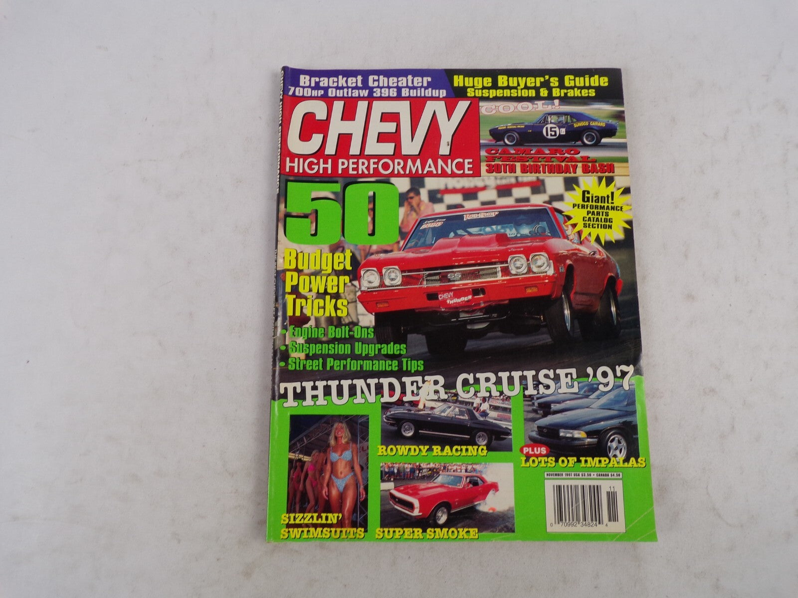 November 1997 Chevy High Performance Bracket Cheater 700HP Outlaw 396 Buildup