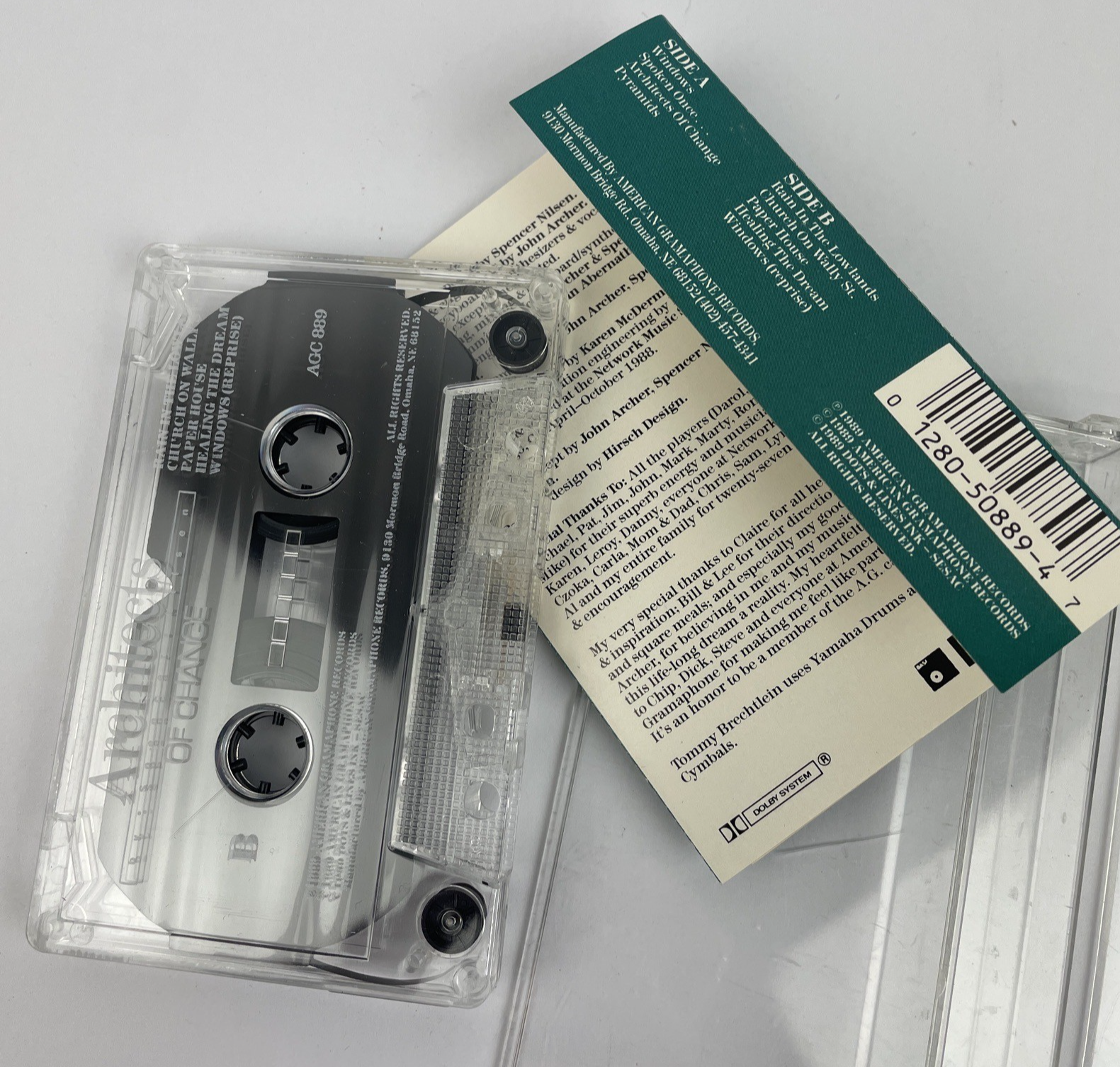Architects Of Change Audio Cassette Tape by Spencer Nilson 1989 AGR Promo Copy