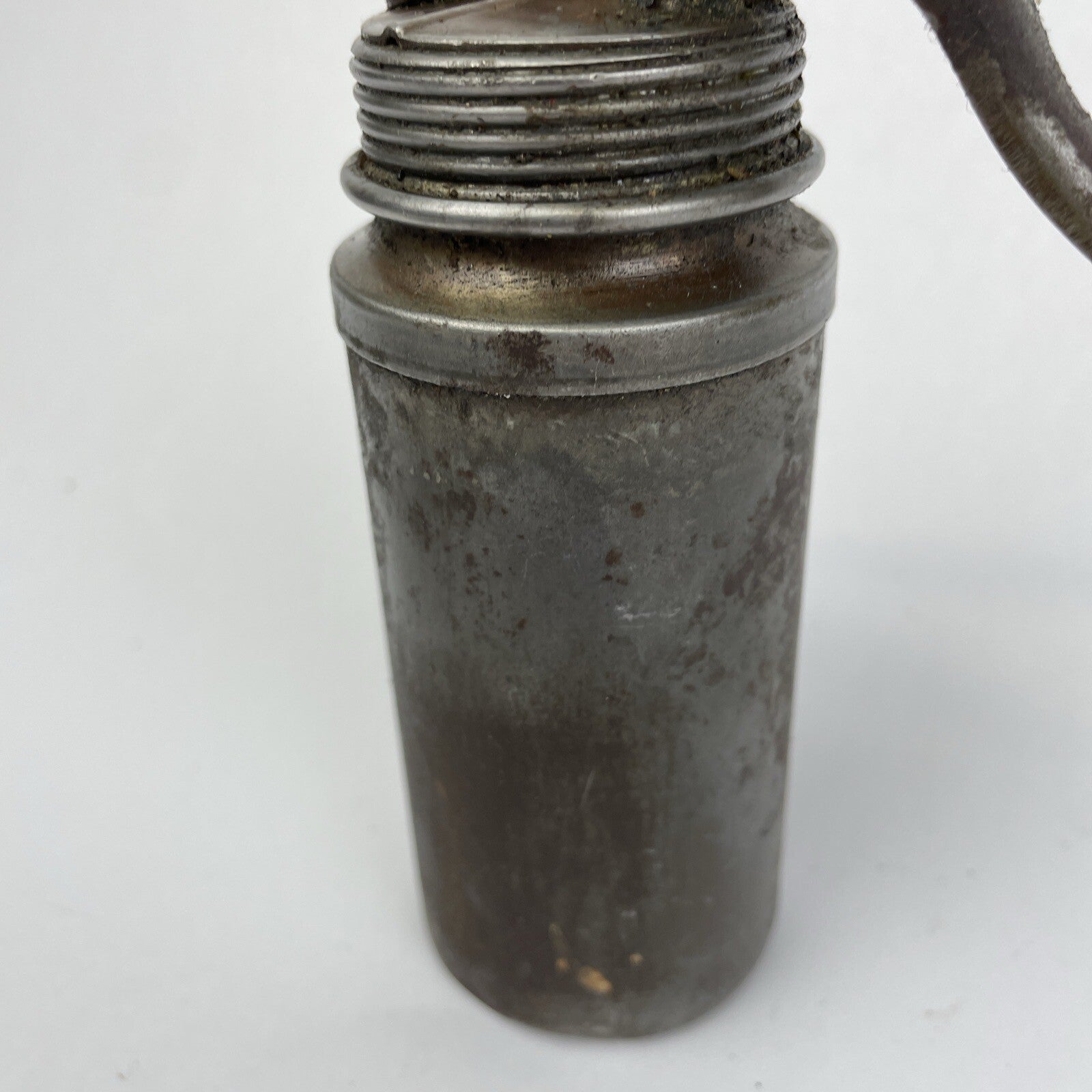 NICE Vintage Craftsman Chrome Trigger Pump Oil Can Oiler USA 6" Tall  - LOOK