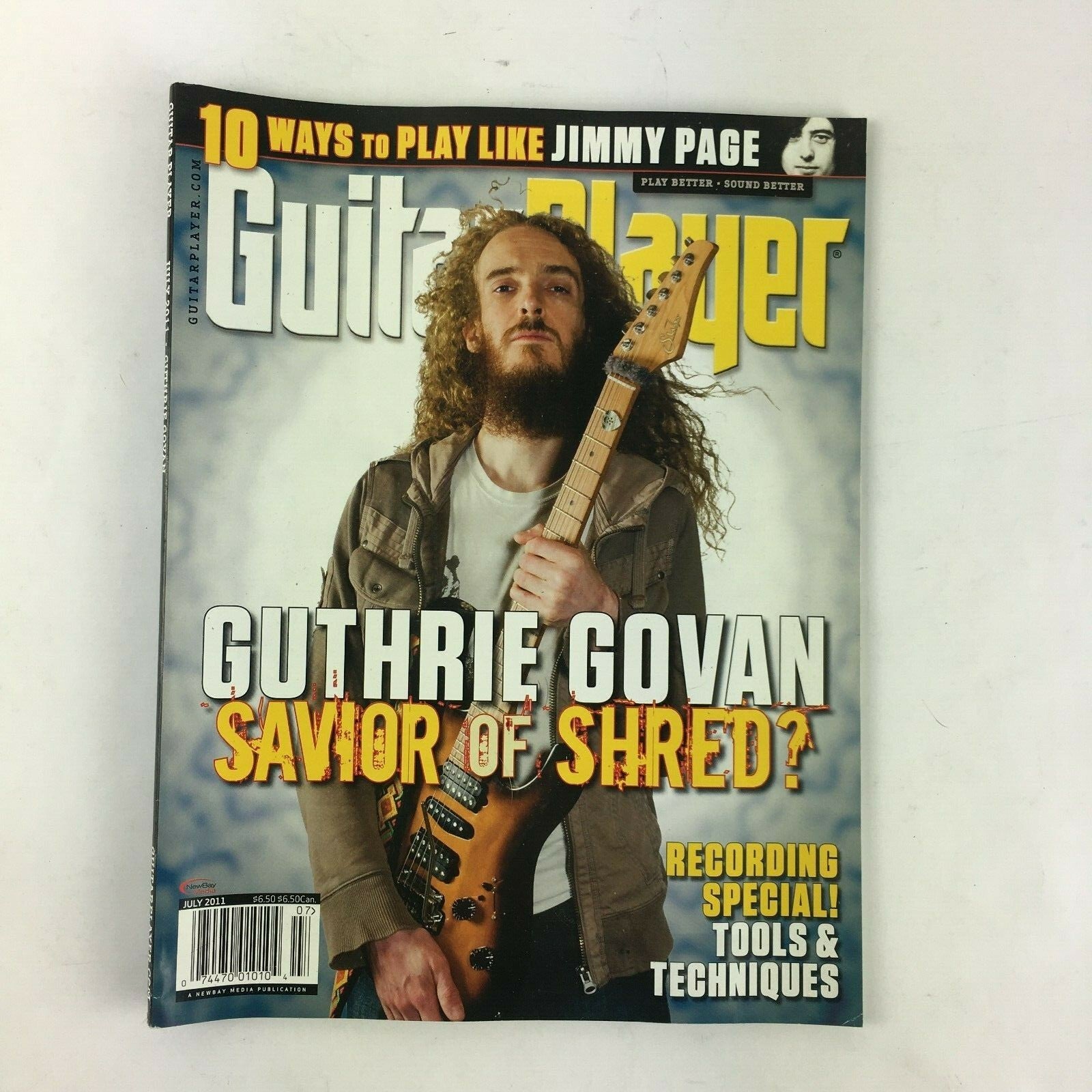 July 2011 Guitar Player Magazine Guthrie Govan Savior of Shred ? Jimmy Page