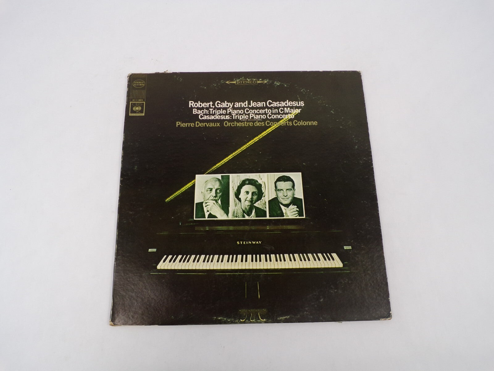 Robert Gaby & Jean Casadesus Pierre Dervaux Vinyl Record