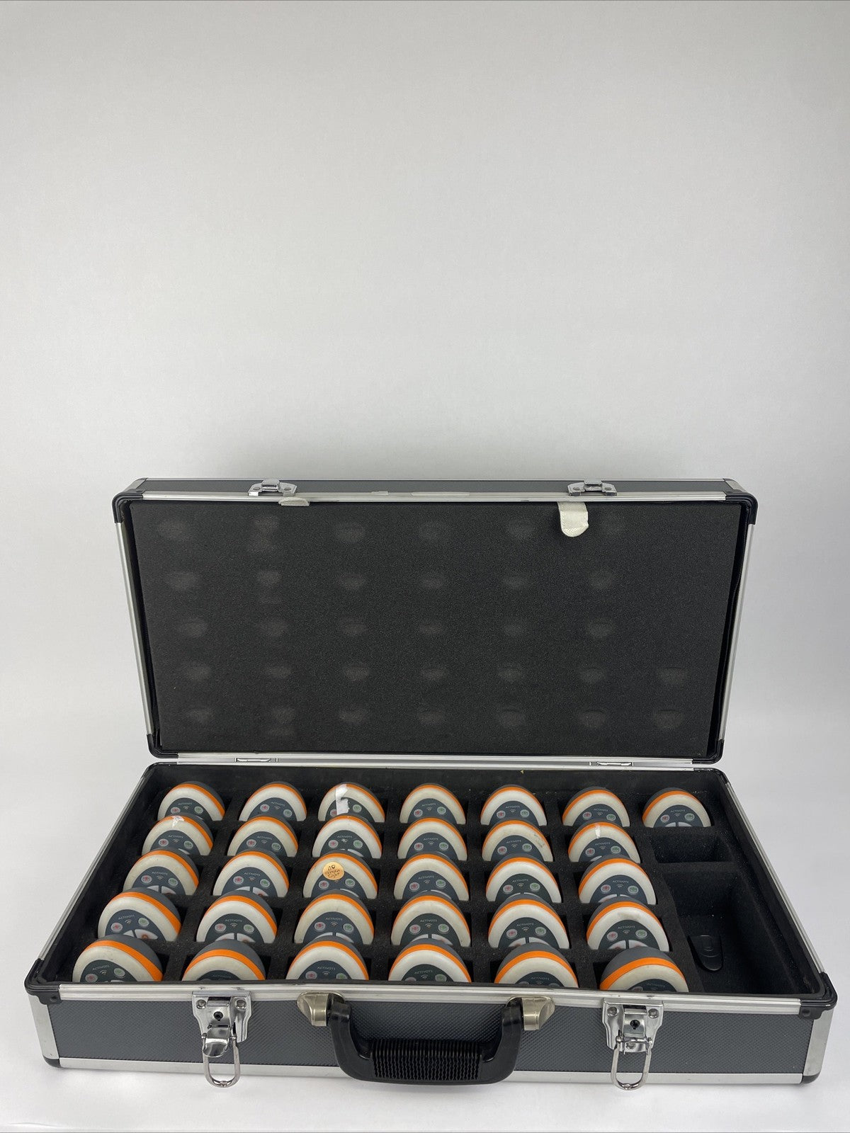 LOT OF 63 Promethean PRM-AV3-01 Activote Single Voting Pod w Protective Case VGC