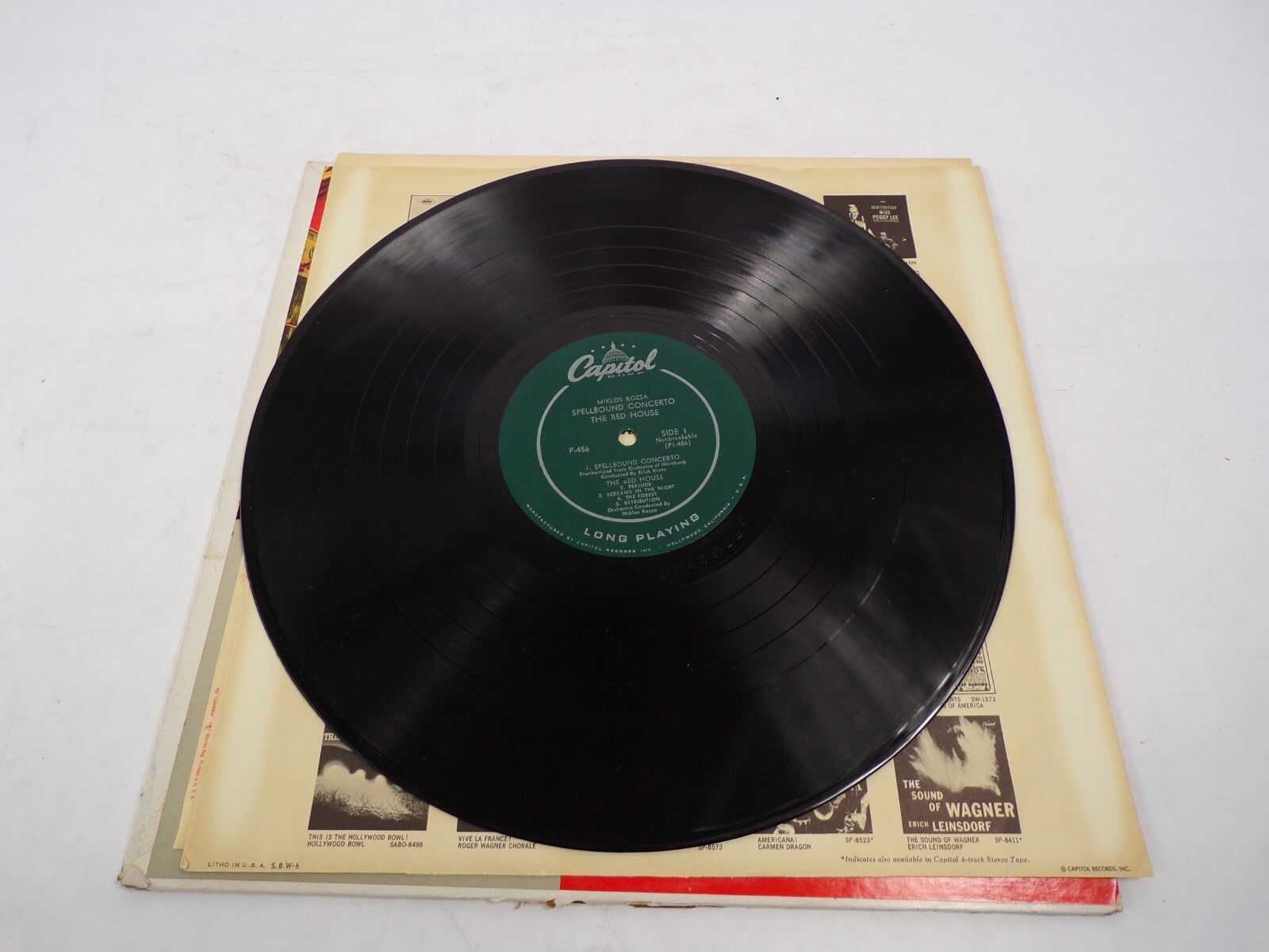 Miklos Rozsa Quo Vadis Suite Spellbound Concerto By Erich Kloss Vinyl Records