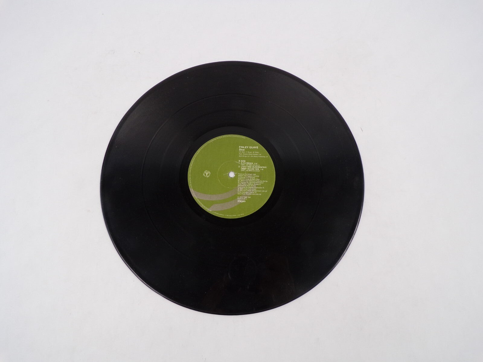 Finley Quaye Dice Layo And Bushwacka! Missing You Missing You Mix Vinyl Record