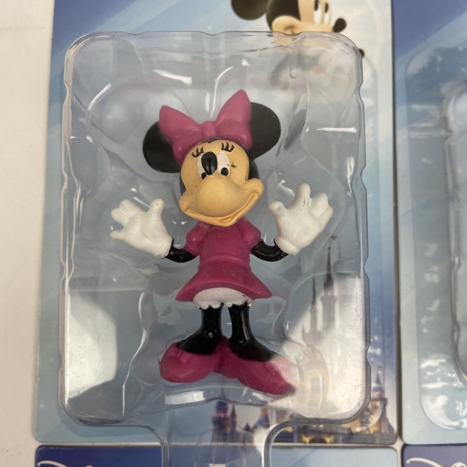 Disney Figures Lot of 4 - Minnie Mickey Goofy Donald Duck - Cake Topper Toys