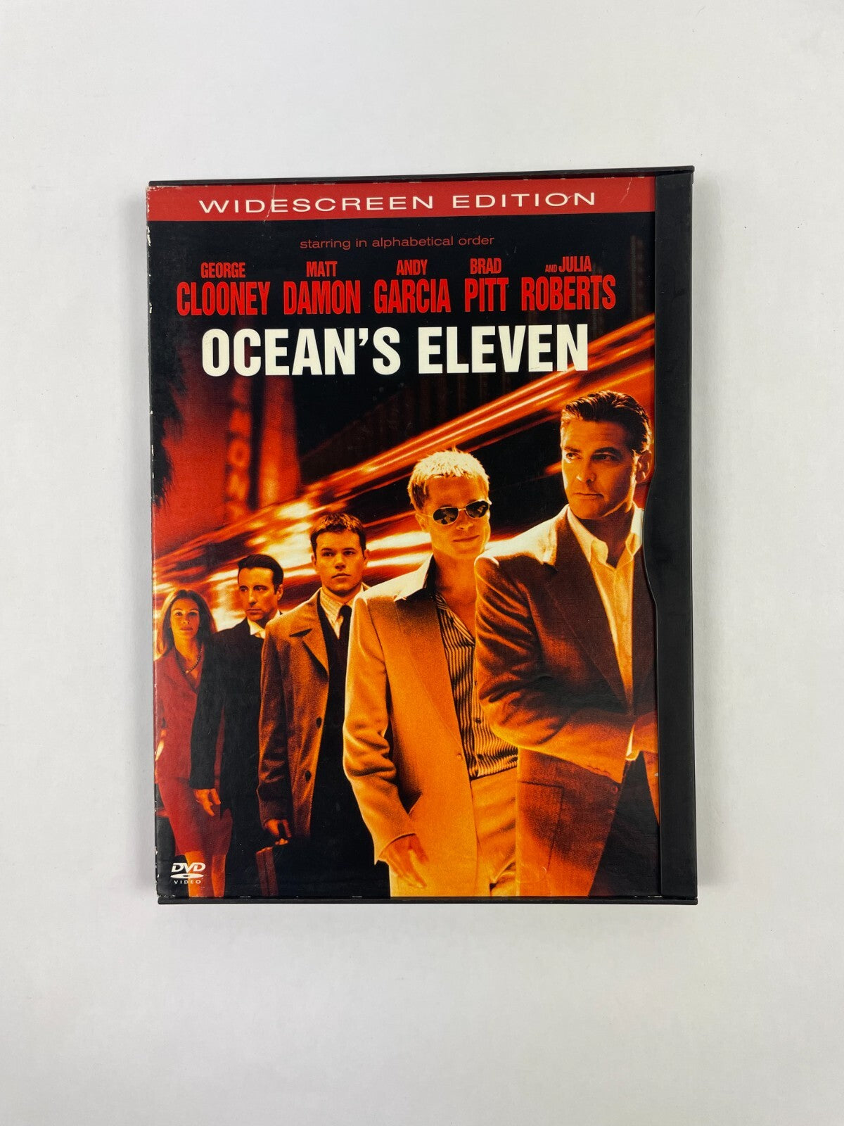 Ocean's Eleven George Clooney Matt Damon Andy Garcia Brad Pitt Roberts DVD Movie