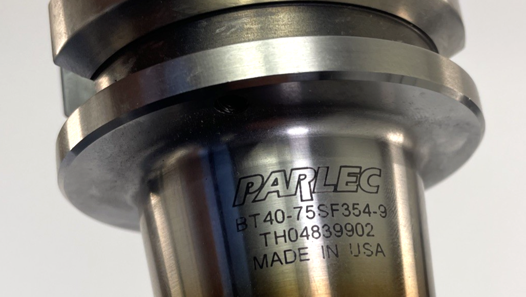 PARLEC BT40 75SF354-9 TH04839902 USA MADE w MariTOOL Pull Stud 18mm End Mill