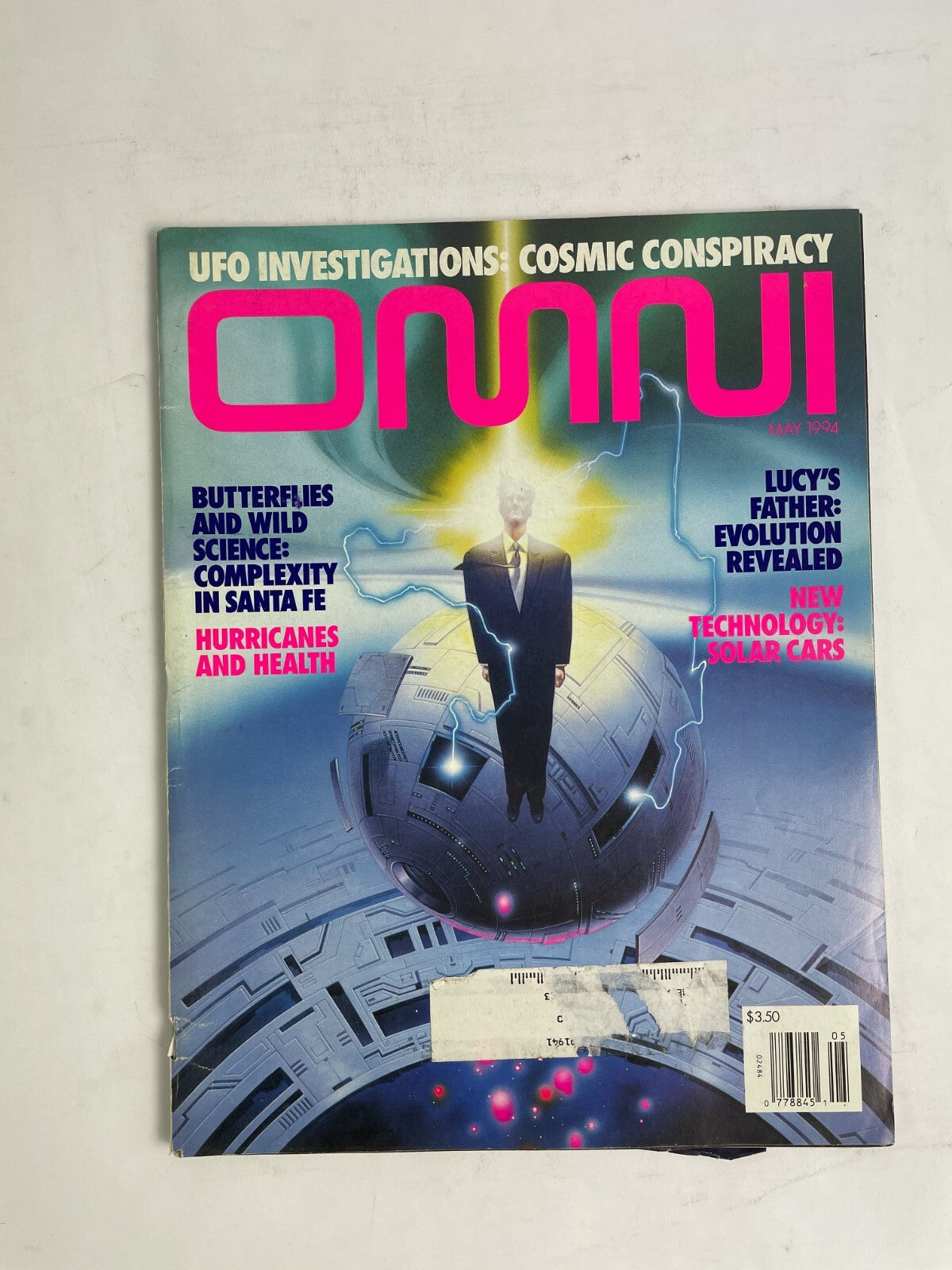 May 1994 Omni Magazine Lucys Father Evolution Revealed New Technology Solar Cars