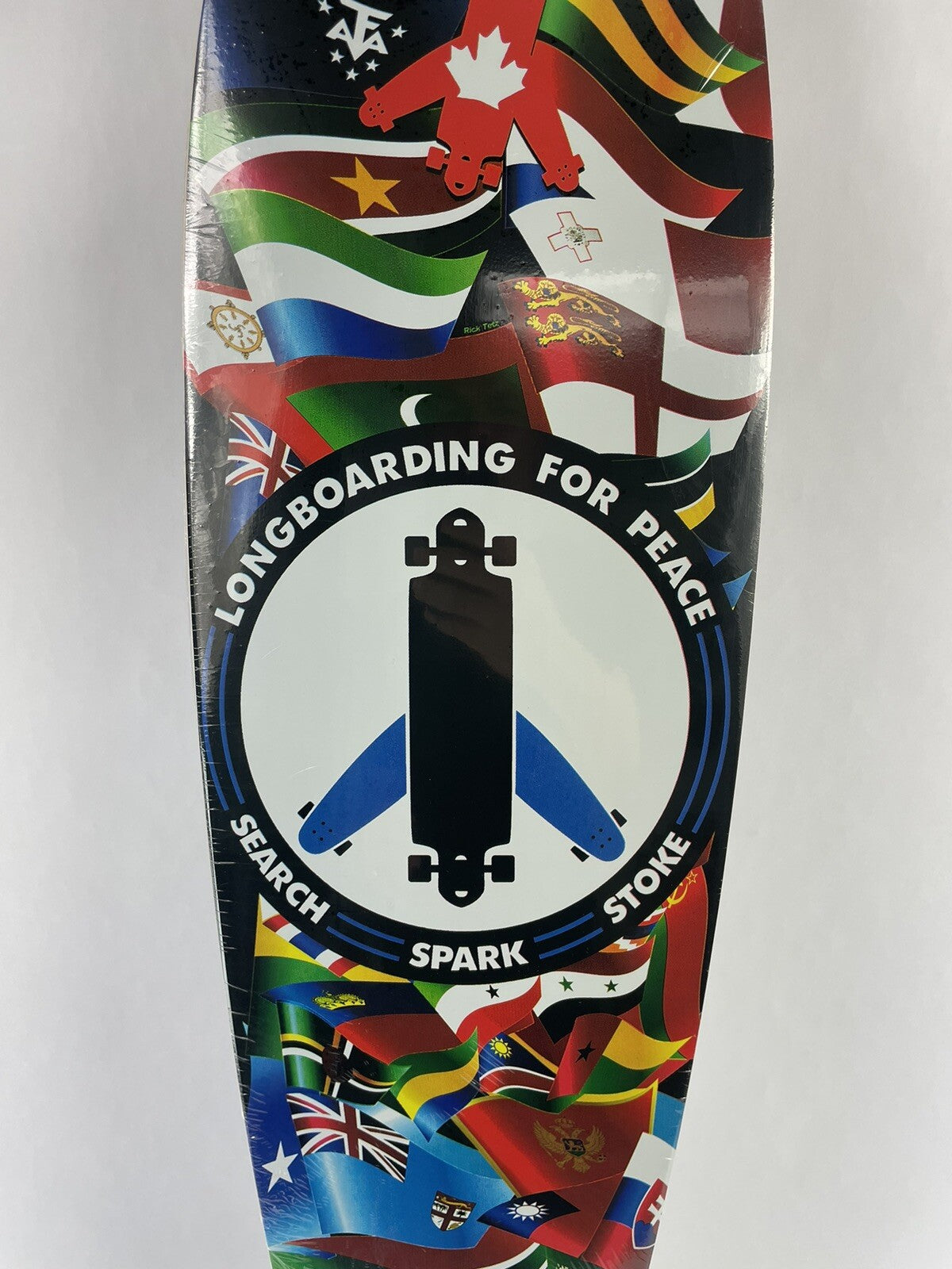 Longboarding for Peace Pintail Longboard 9" x39.128" free ride deck