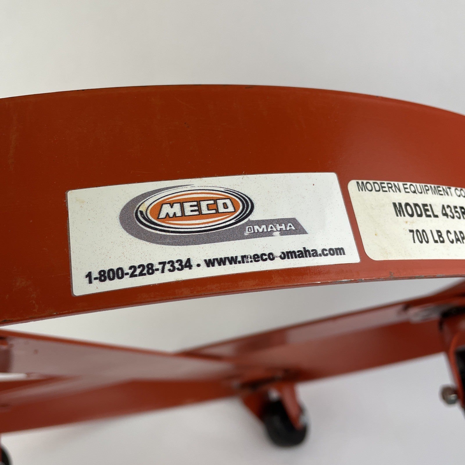 OEM MECO Steel Drum Dolly 700 Lb. Capacity Model 435RMCM 23.5" OD