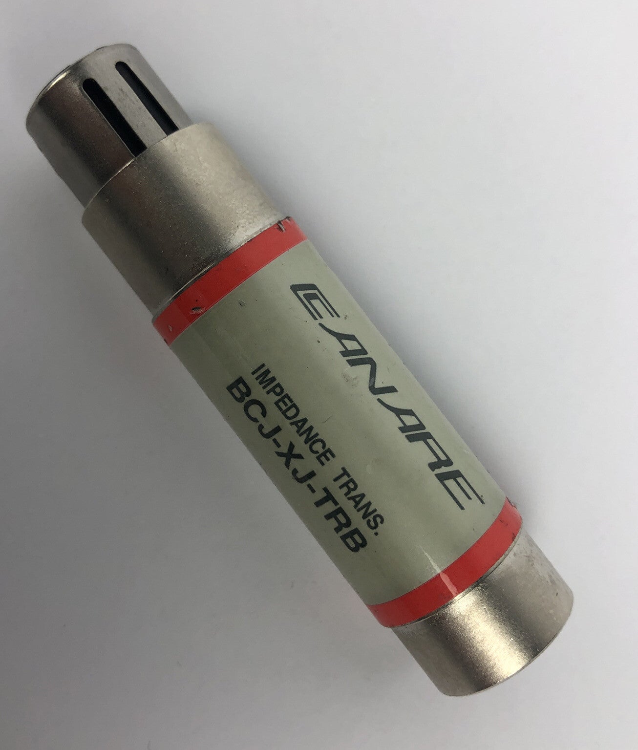 CANARE BCJ-XJ-TRB IMPEDANCE TRANSFORMER FEMALE BNC TO MALE 3 PIN XLR