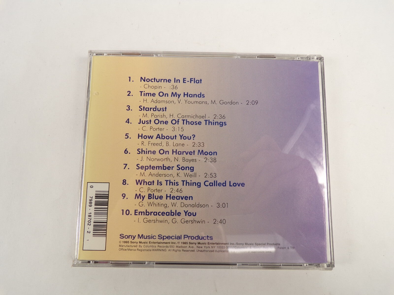 The Eddy Duchin Story Eddy Duchin & His Orchestra How About You CD#49